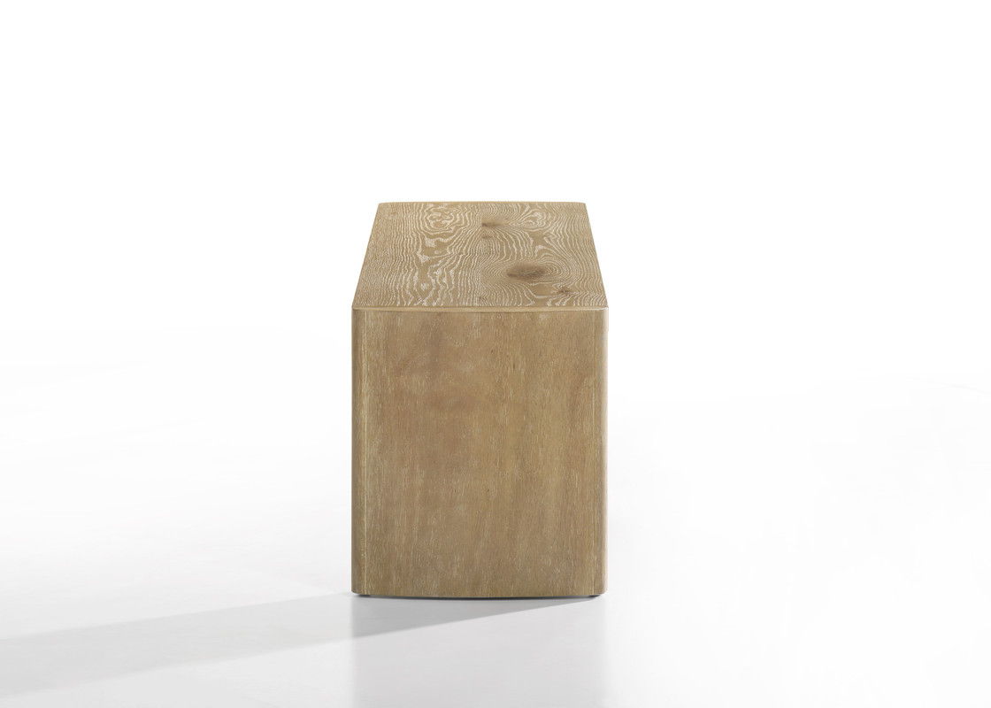 Magnus 6 Piece Oak Finish 84" Extendable Rectangular Dining Table Set with Dining Bench