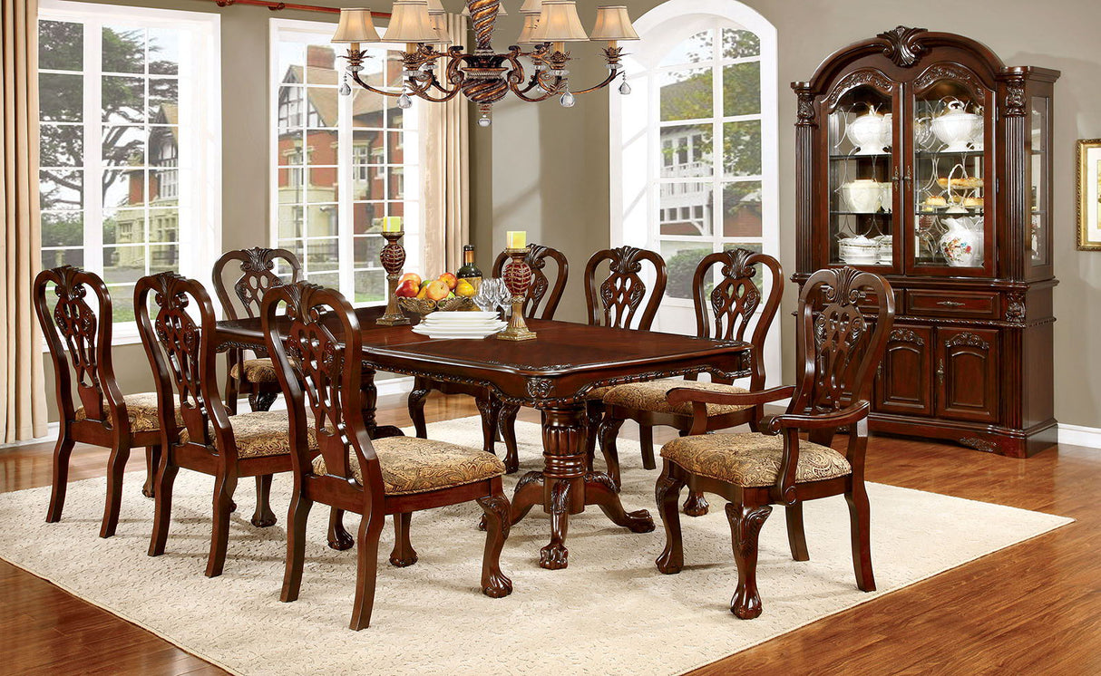 Furniture of America Elana - Dining Table With Butterfly Leaf - Brown Cherry | Meri Furniture