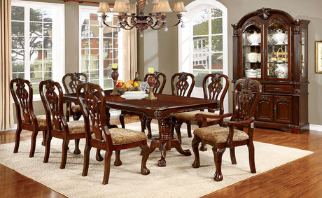 Furniture of America Elana - Dining Table With Butterfly Leaf - Brown Cherry | Meri Furniture