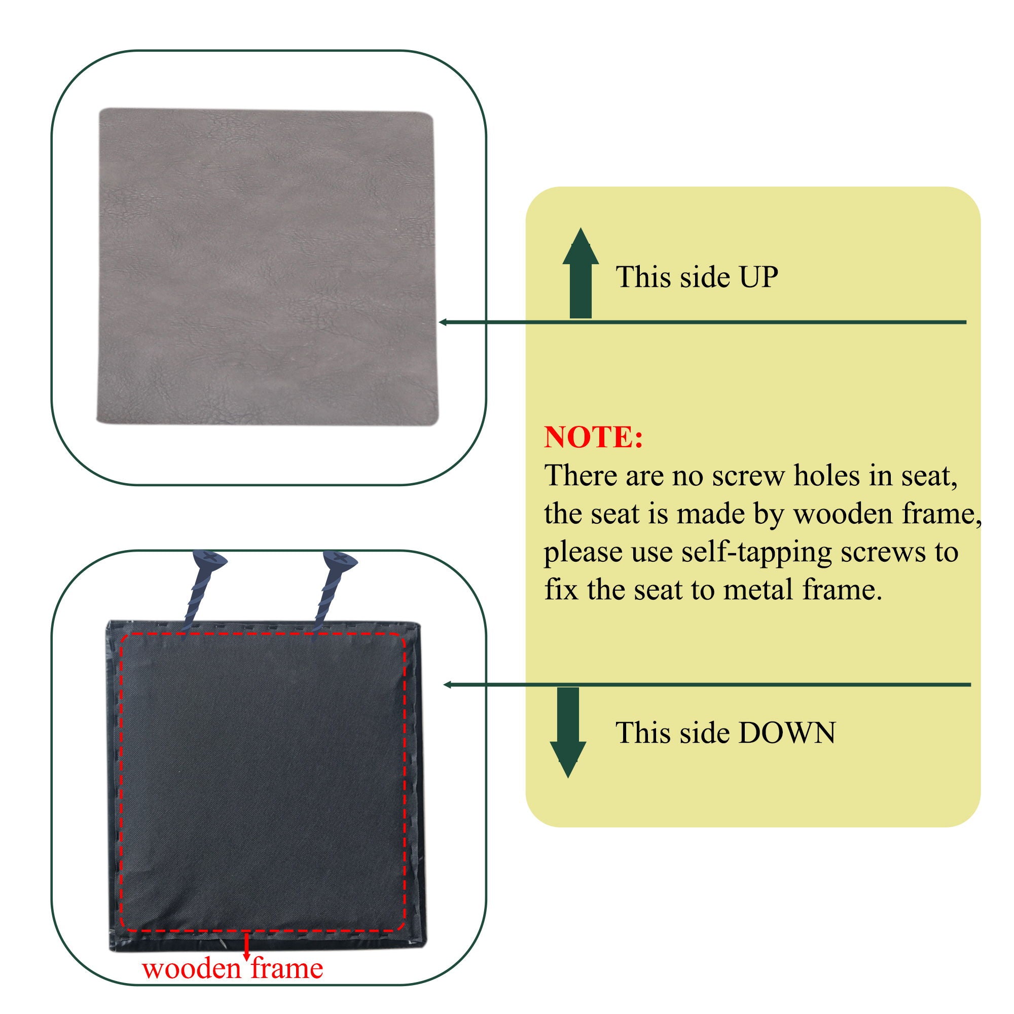 Elegant Bar Stool Set With Backrest And Footrest, Counter Height (Set of 2)