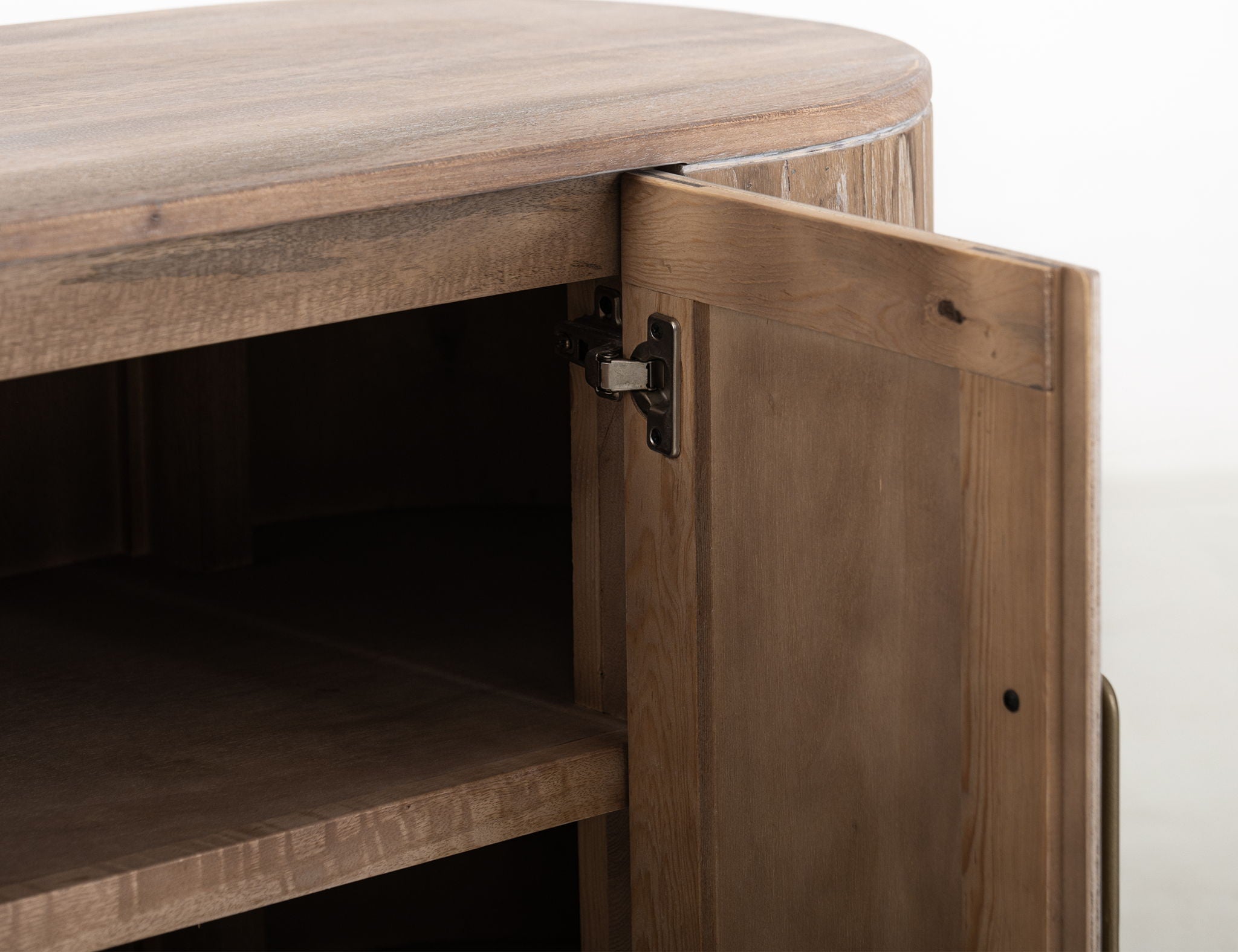 Balam - 4 Doors Console - Ivory White