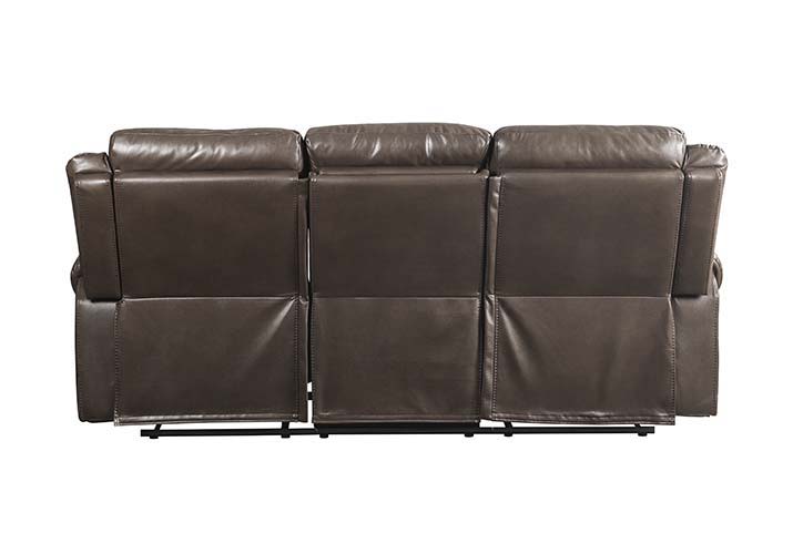 ACME Lydia - Sofa - Brown Leather Aire | Meri Furniture