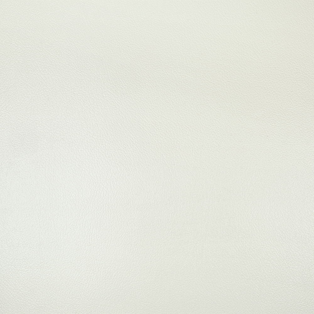 Adara - Chair With 2 Pillows - Pearl White Synthetic Leather & Antique White