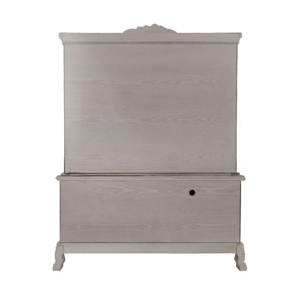 ACME Dresden - Computer Desk & Hutch - Beige | Meri Furniture