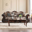 Furniture of America Jamael - Sofa - Brown / Espresso | Meri Furniture