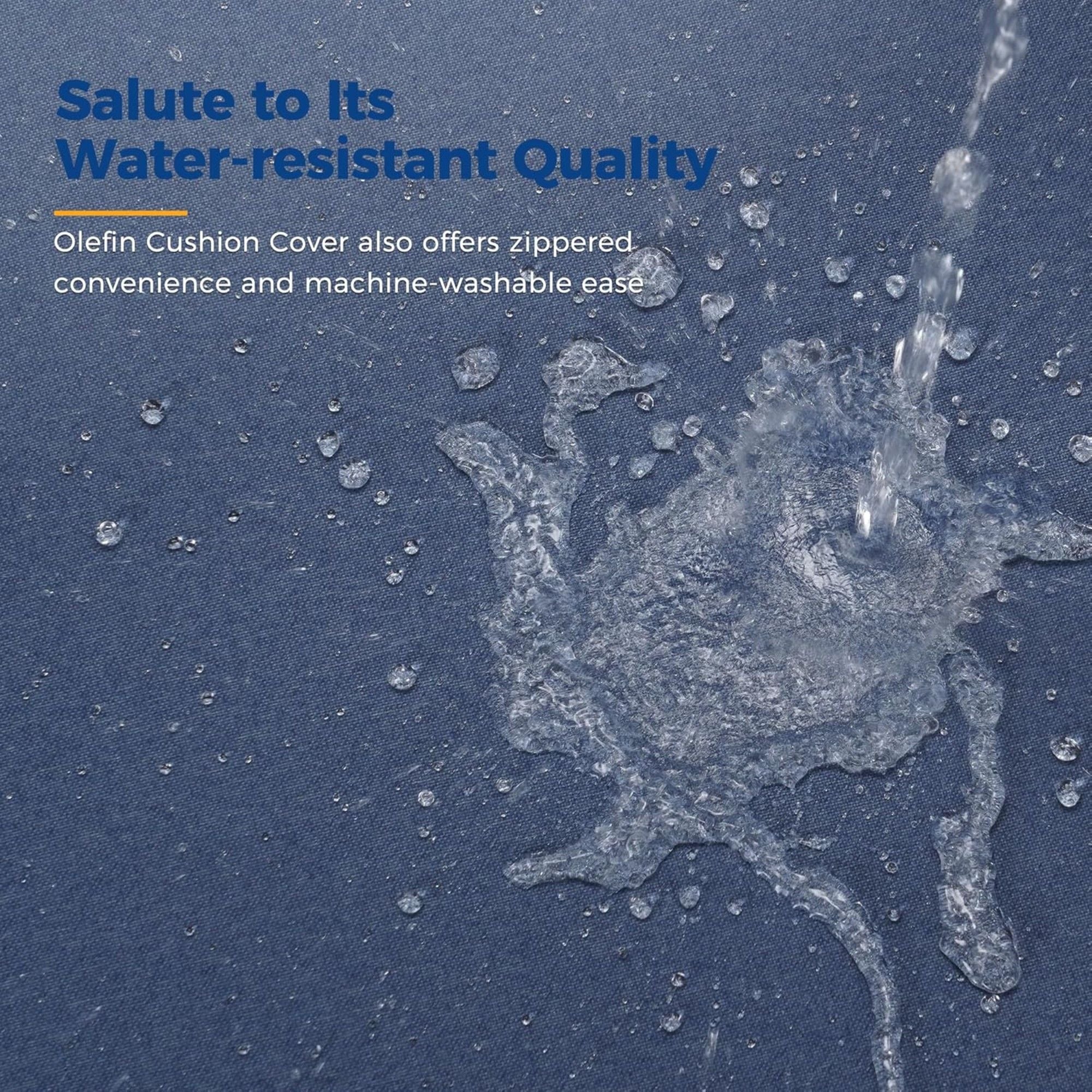 All-Weather Patio Loveseat With Thick Cushions