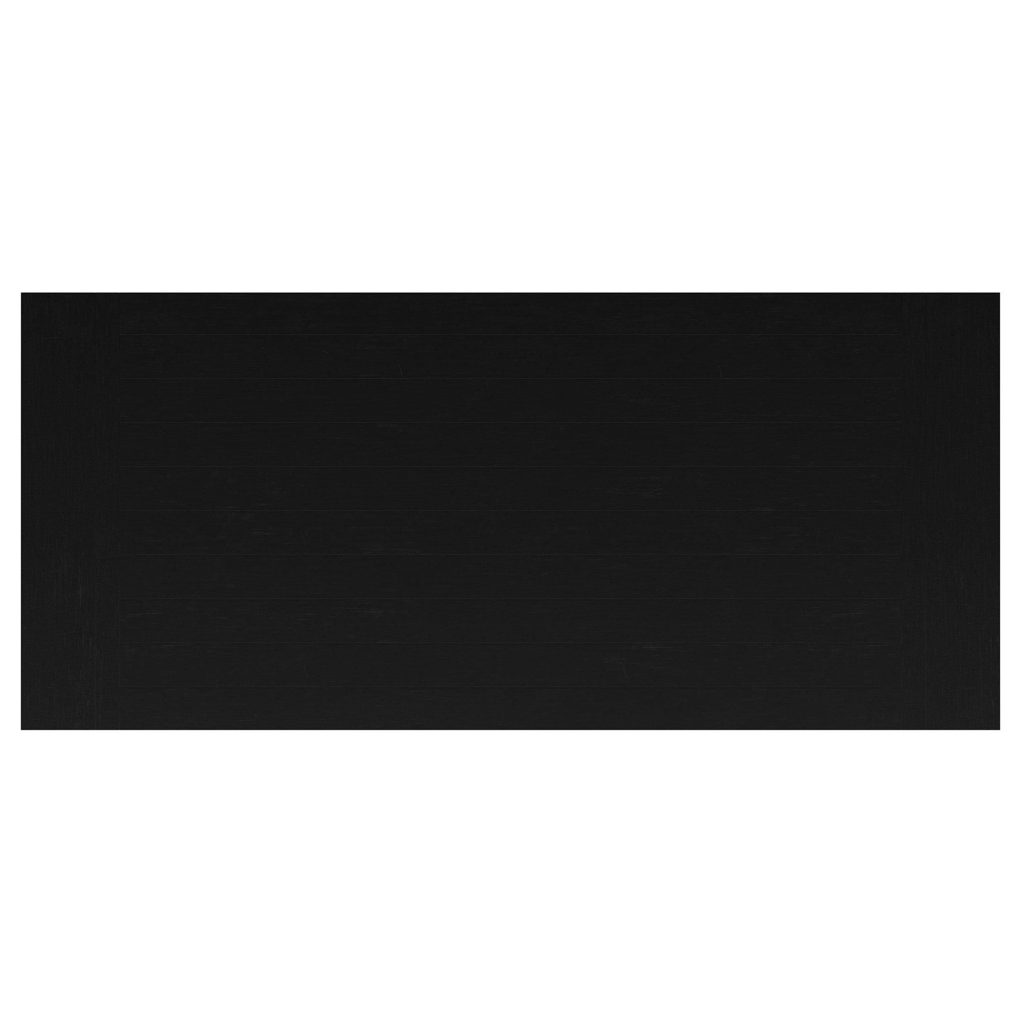 Florence 126-inch Extension Dining Table Distressed Black