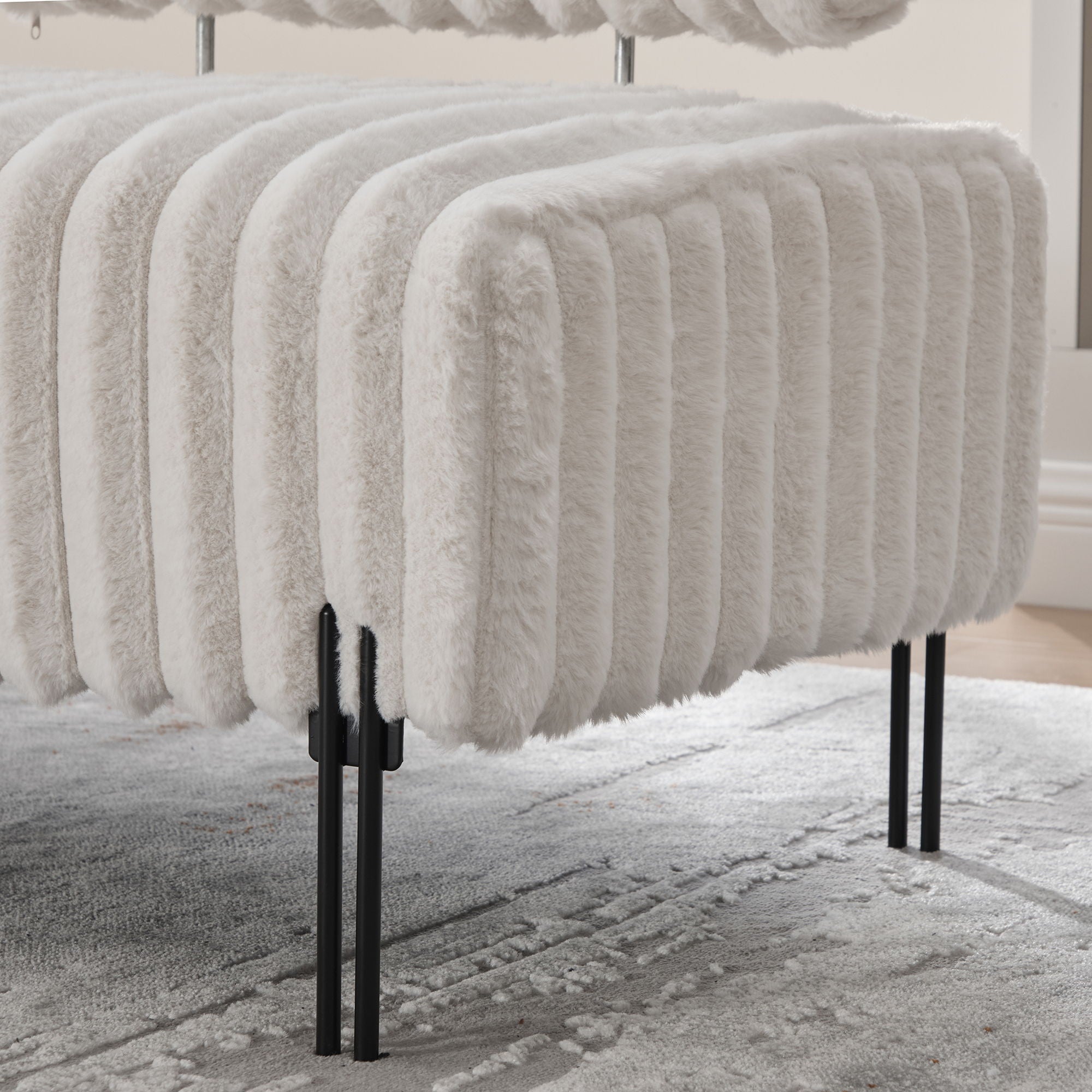 Mini Loveseat With Adjustable Backrest