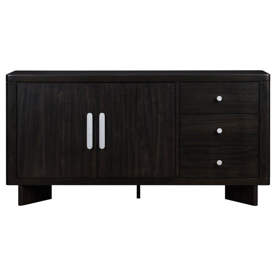 Coaster Fine Furniture Hathaway - 3-Drawer Sideboard Buffet Cabinet - Acacia Brown | Meri Furniture