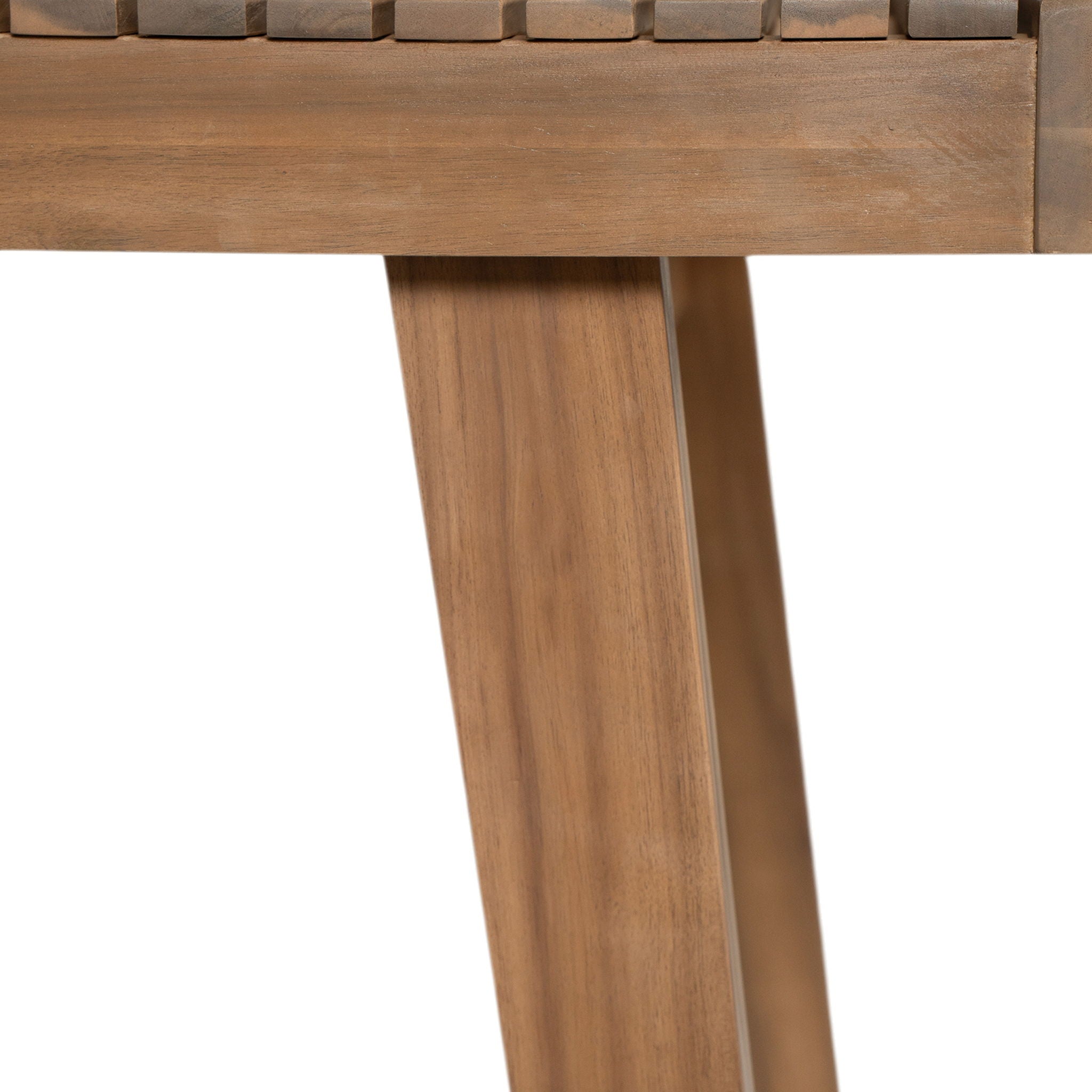 5 Piece Patio Furniture Set Acacia Wood Table And 4 Heavy Duty Cushioned Chairs