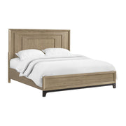 King Panel Bed - Brown