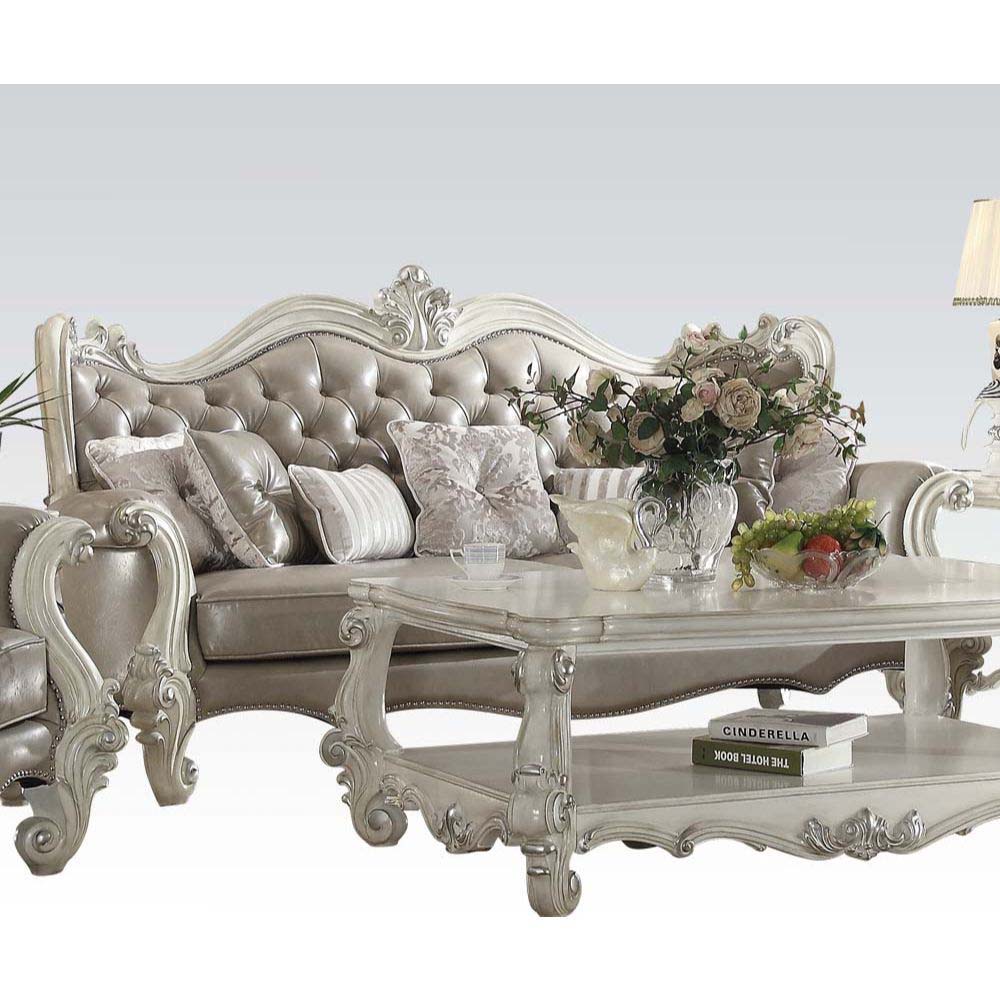 ACME Assembled, w/7 Pillows • Tight Back & Loose Seat Cushion. | Meri Furniture