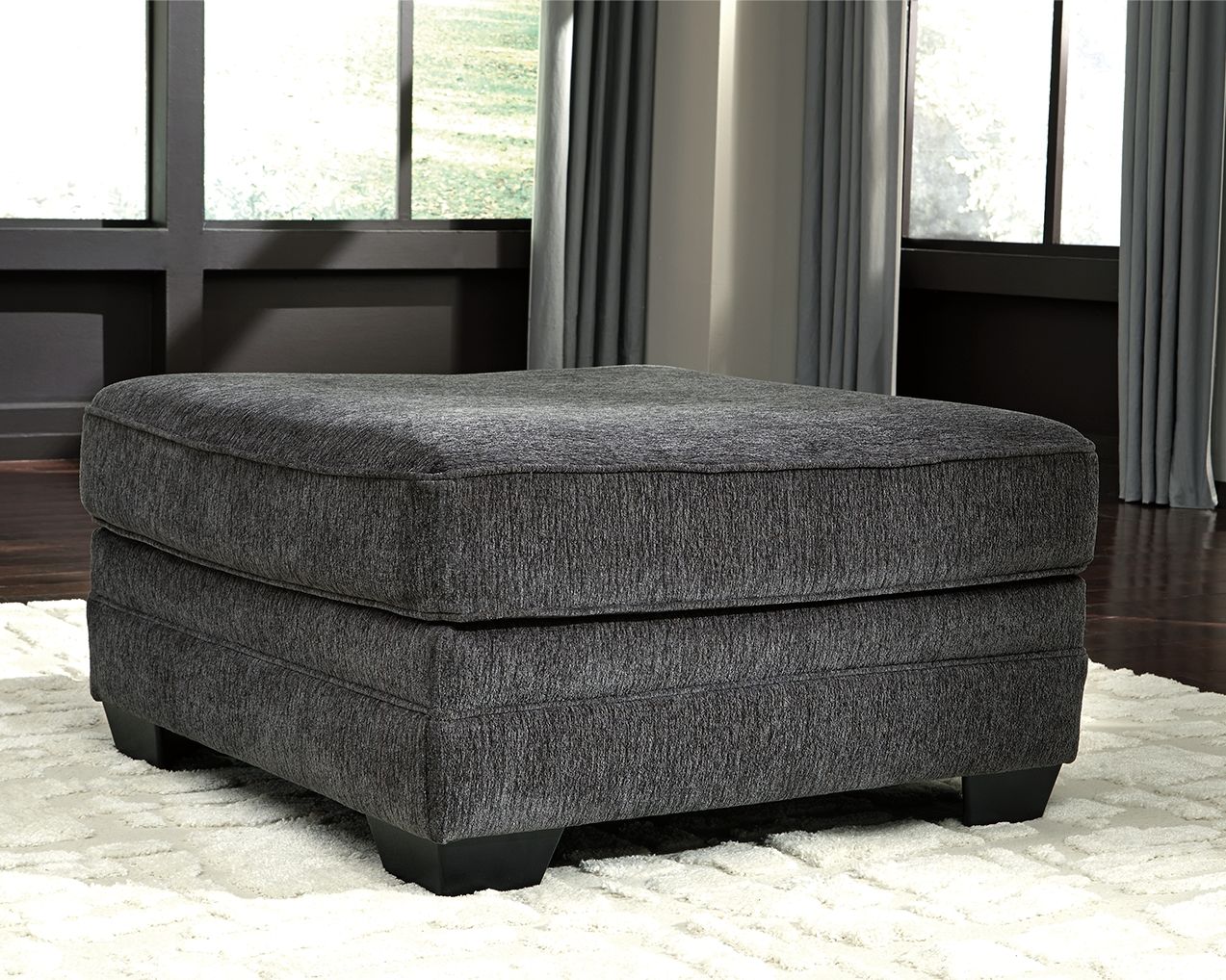 Ashley Furniture Tracling - Slate - Oversized Accent Ottoman | Meri Furniture