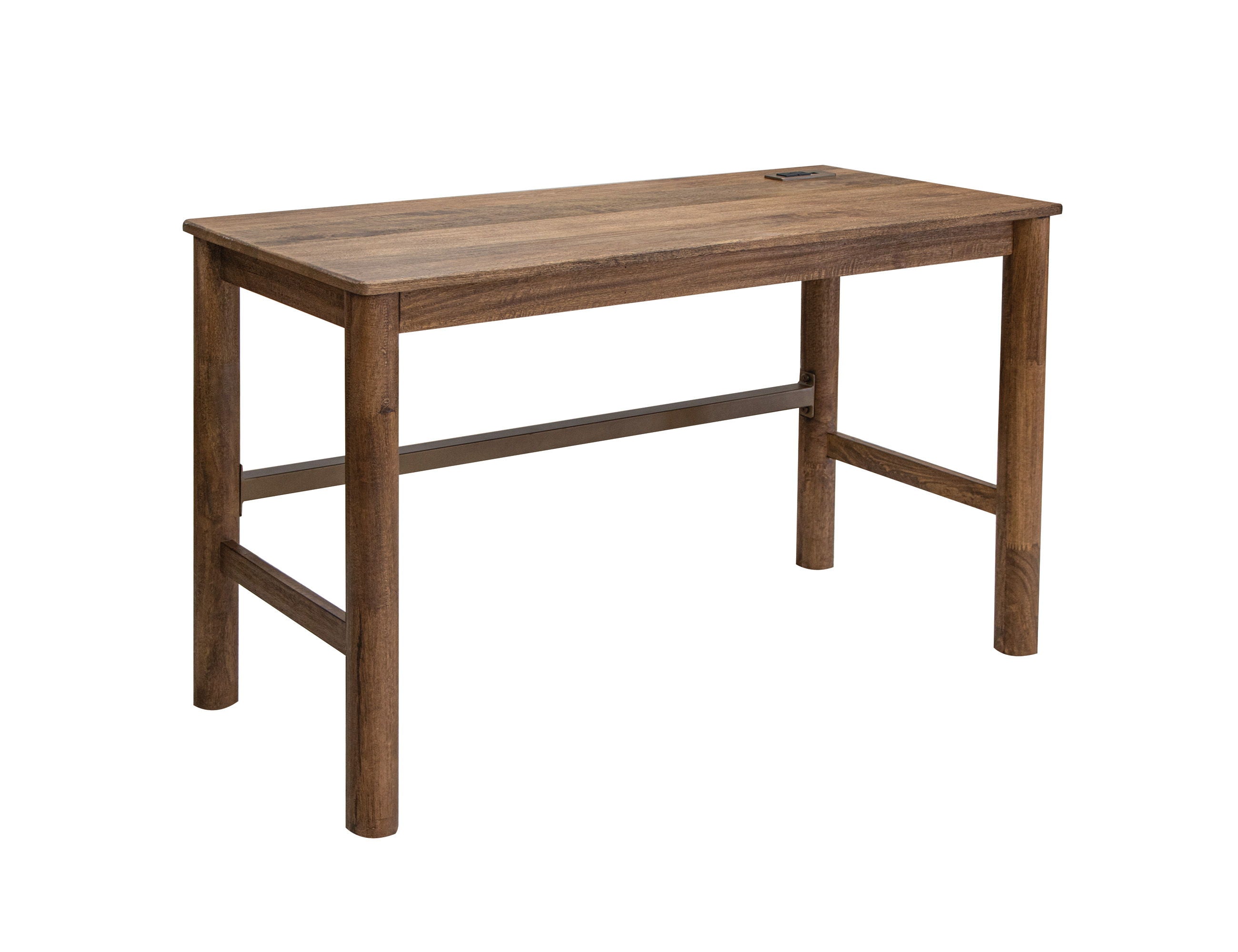 International Furniture Direct Olimpia - Desk - Towny Brown | Meri Furniture