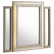 Lorient - LED Dresser Mirror - Ivory And Camel