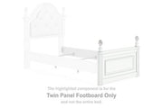 Kozlani - Twin Panel Footboard - White