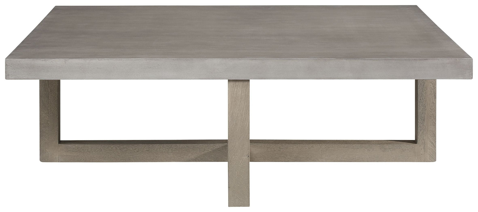 Signature Design by Ashley® Lockthorne - Gray - Square Cocktail Table | Meri Furniture