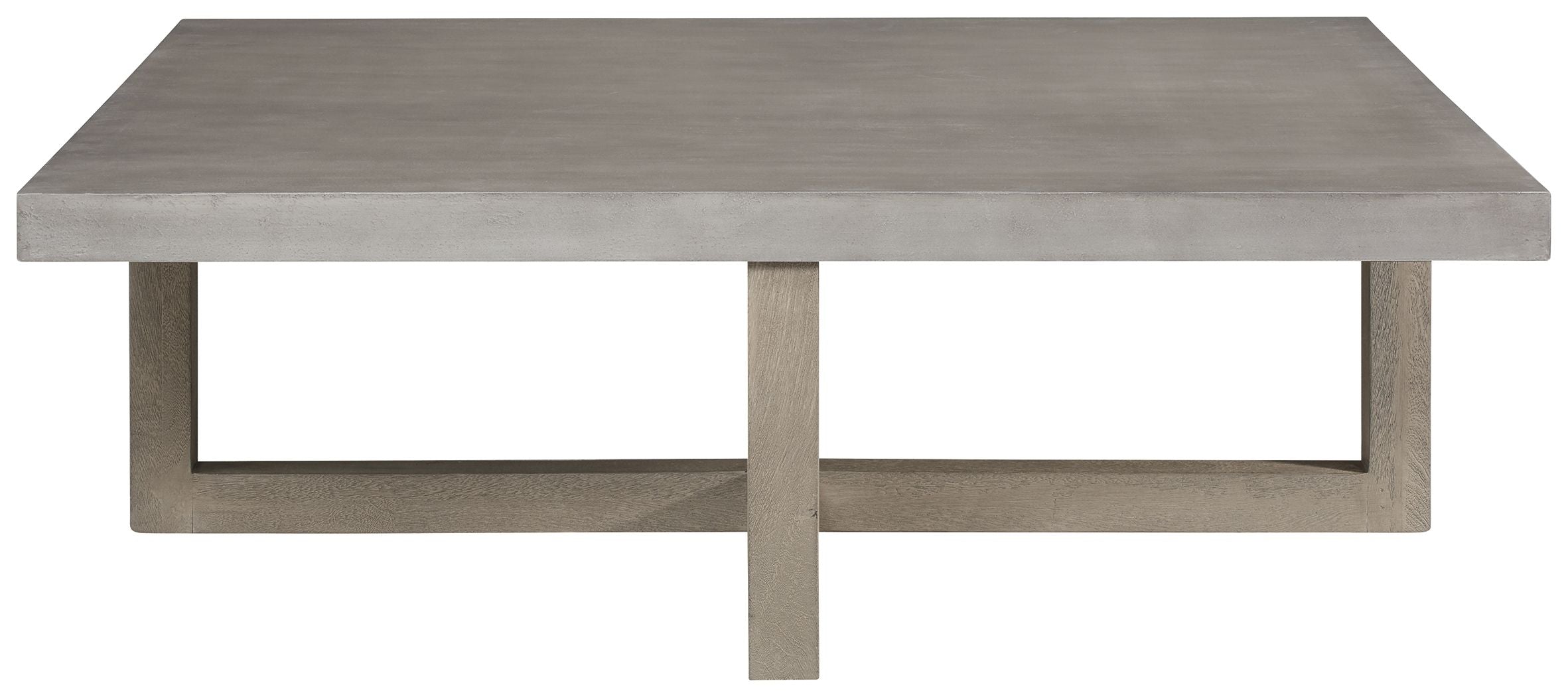 Signature Design by Ashley® Lockthorne - Gray - Square Cocktail Table | Meri Furniture