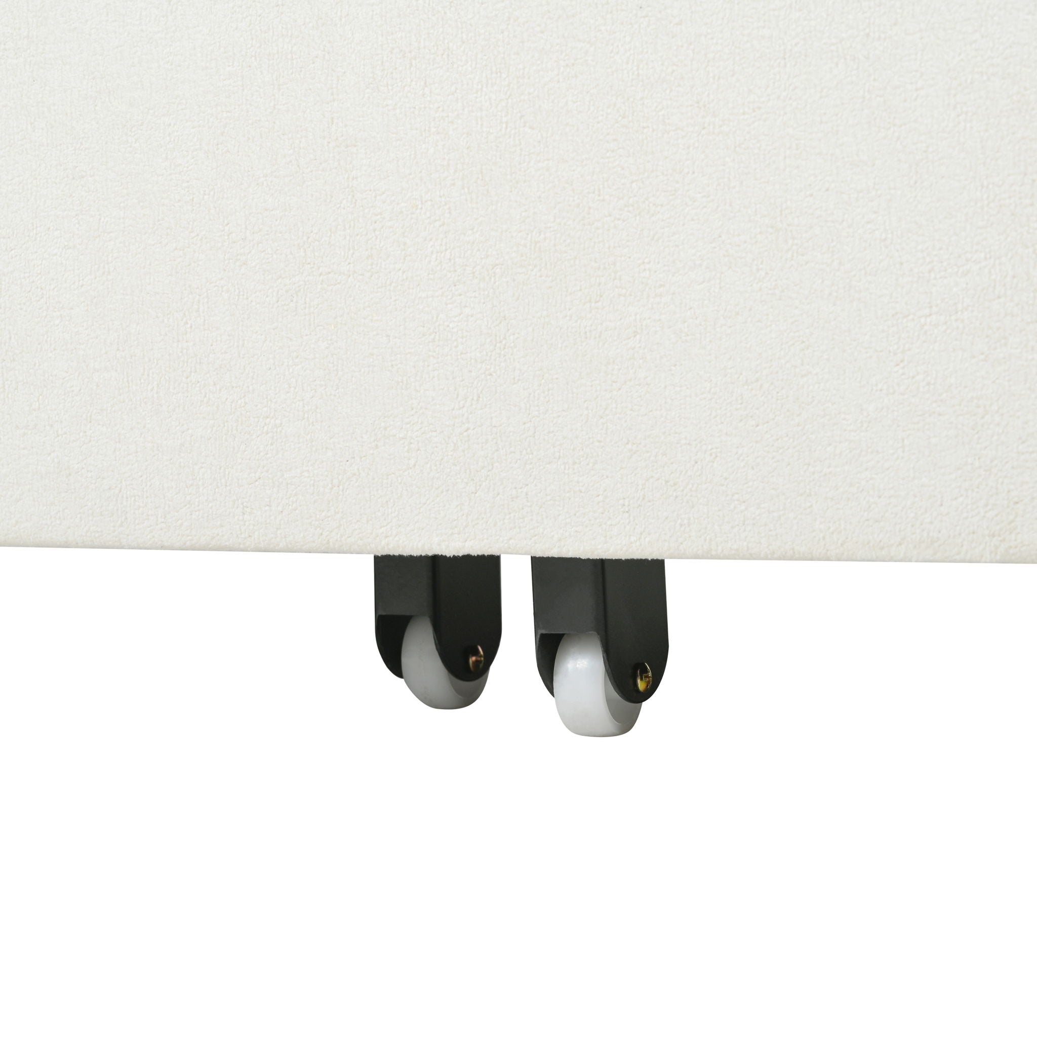 Modern Convertible Sleeper Sofa Bed With Pull-Out Queen Design, Side Storage & Thick Cushions