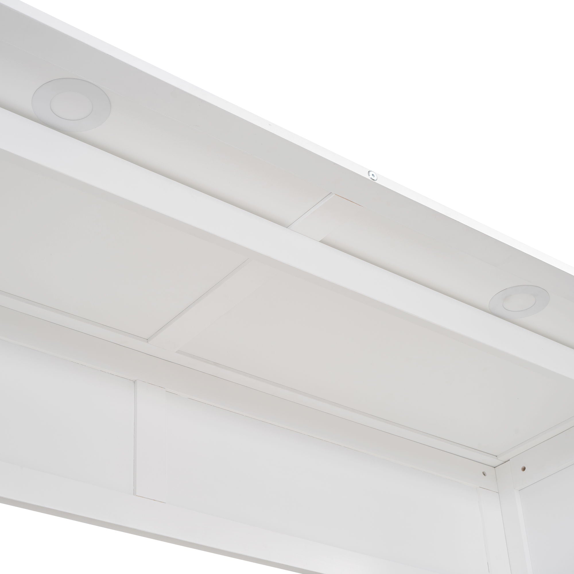 Wall Murphy Bed With Shelves And LED Lights