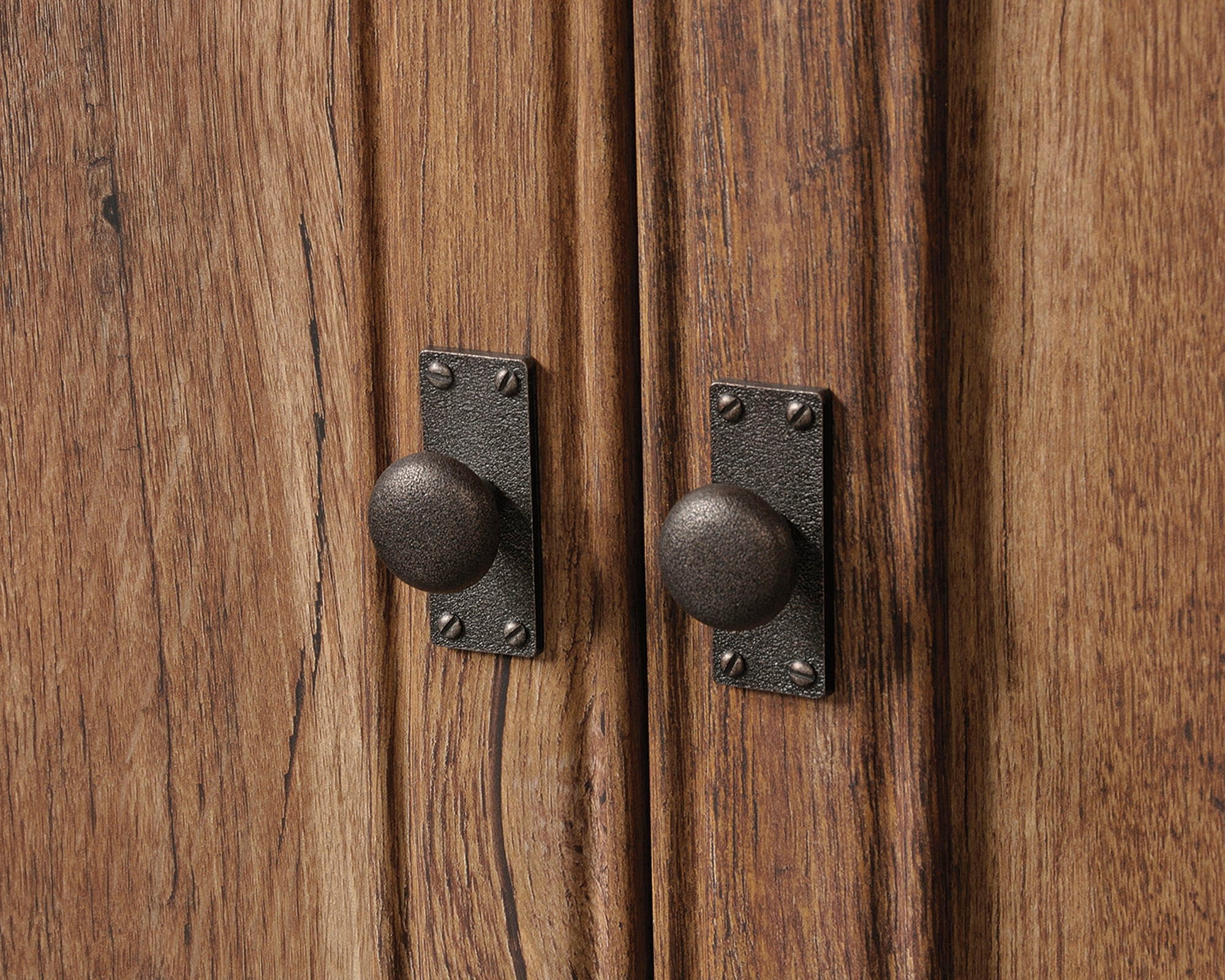 Library With Doors Vintage Oak