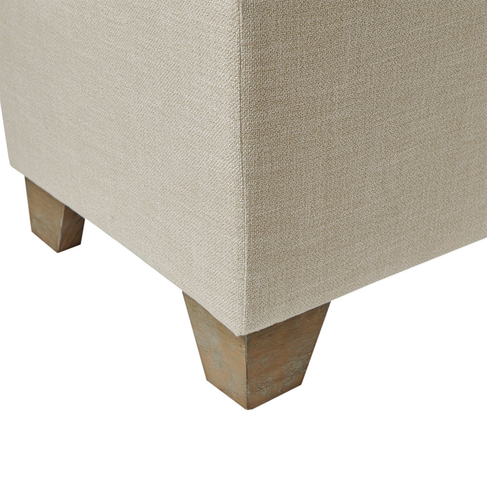 Soft Close Upholstered Storage Bench, Convenient Design