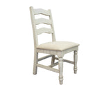 Stone - Chair (Set of 2) With Turned Legs - Antique Ivory