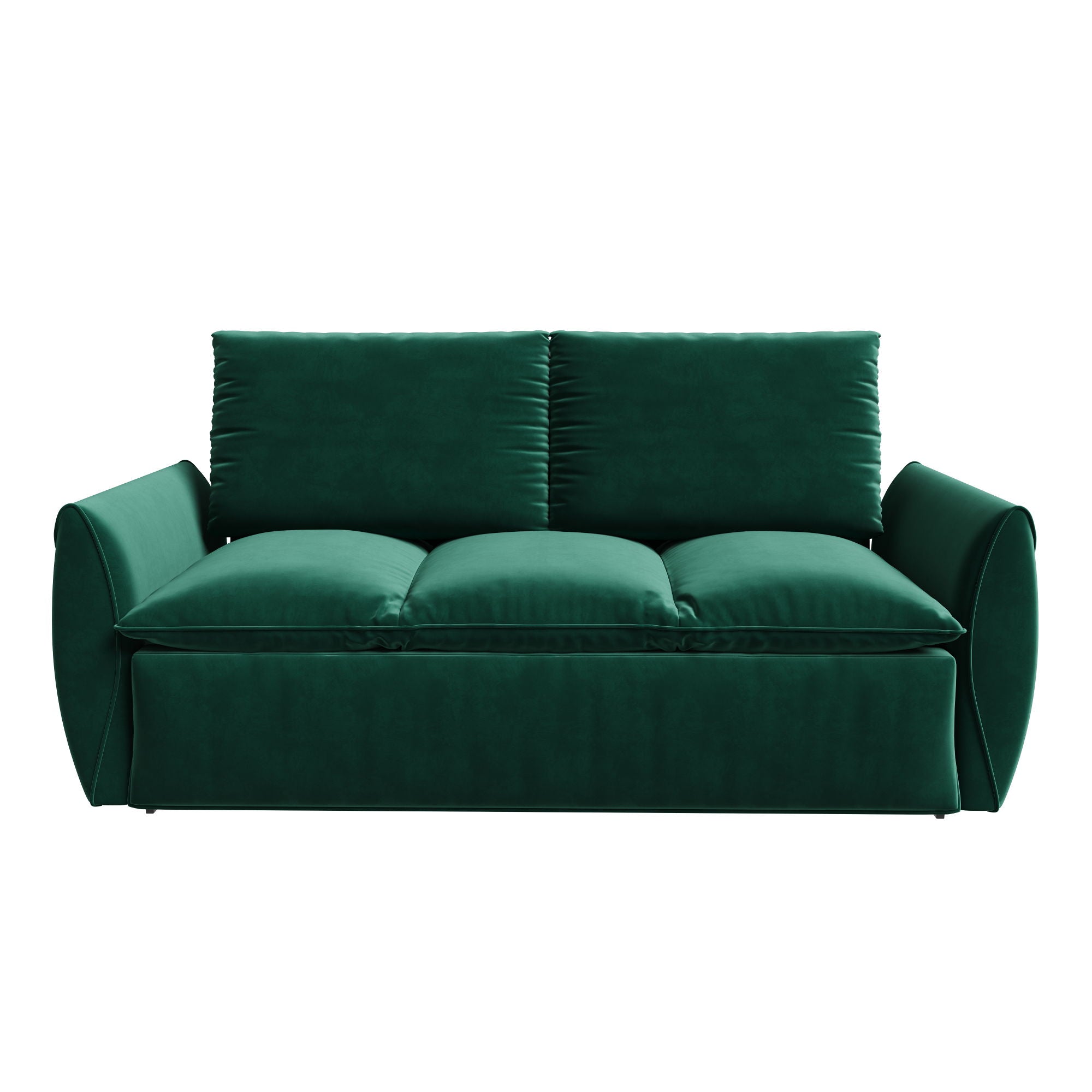 Pull Out Sofa Bed, 3 Seat Convertible Sleeper Sofa With 2 In 1 Pillow And Blanket Set