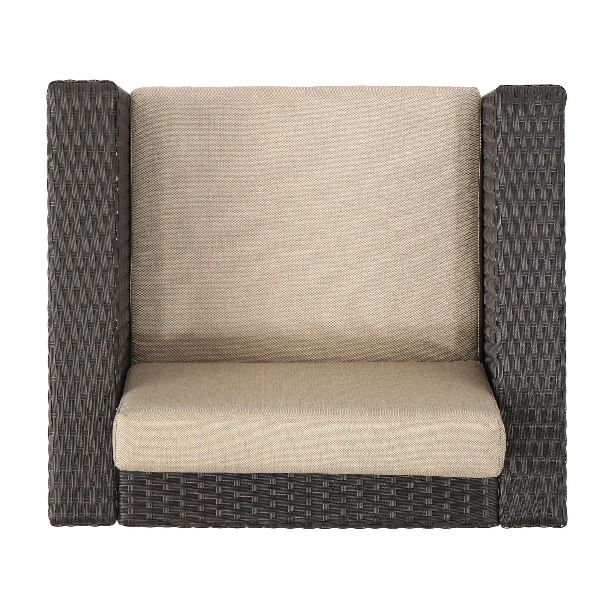 Stylish Outdoor Club Chair With Weather Resistant Cushions