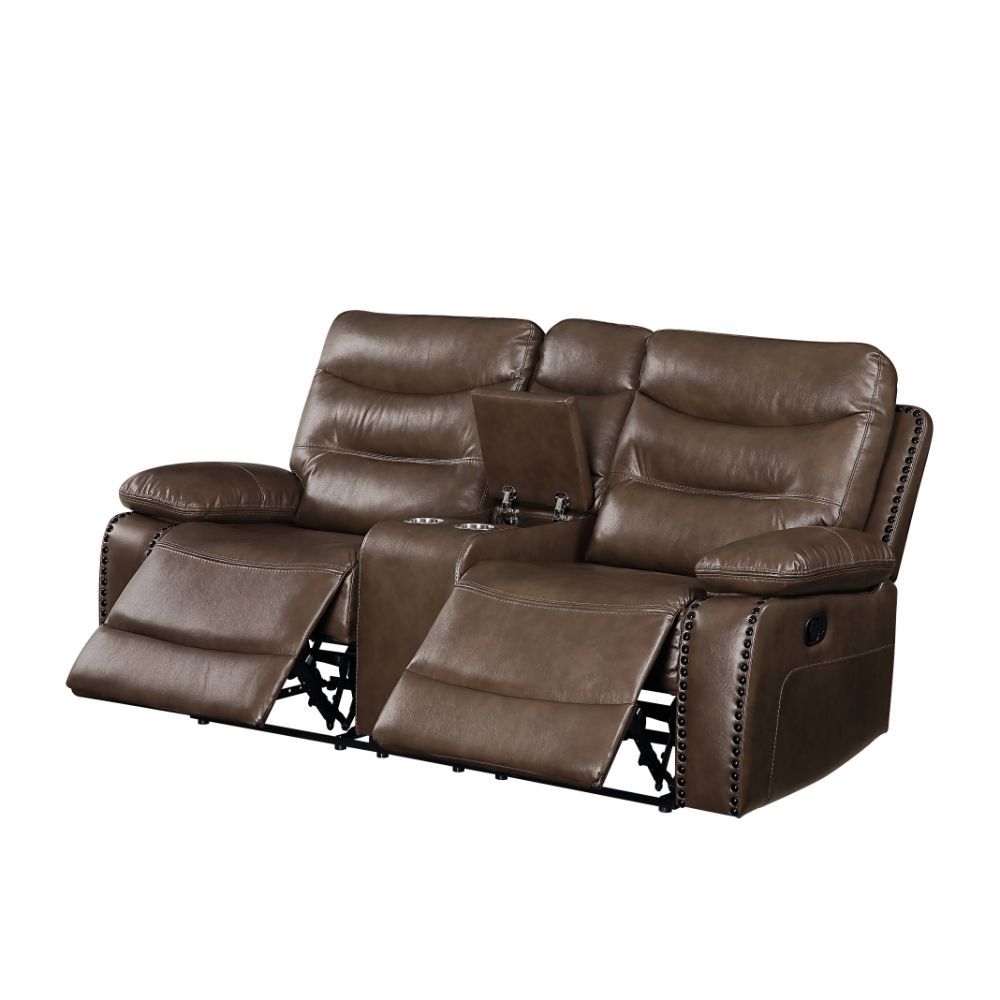 ACME Aashi - Loveseat w/Console (Motion) | Meri Furniture