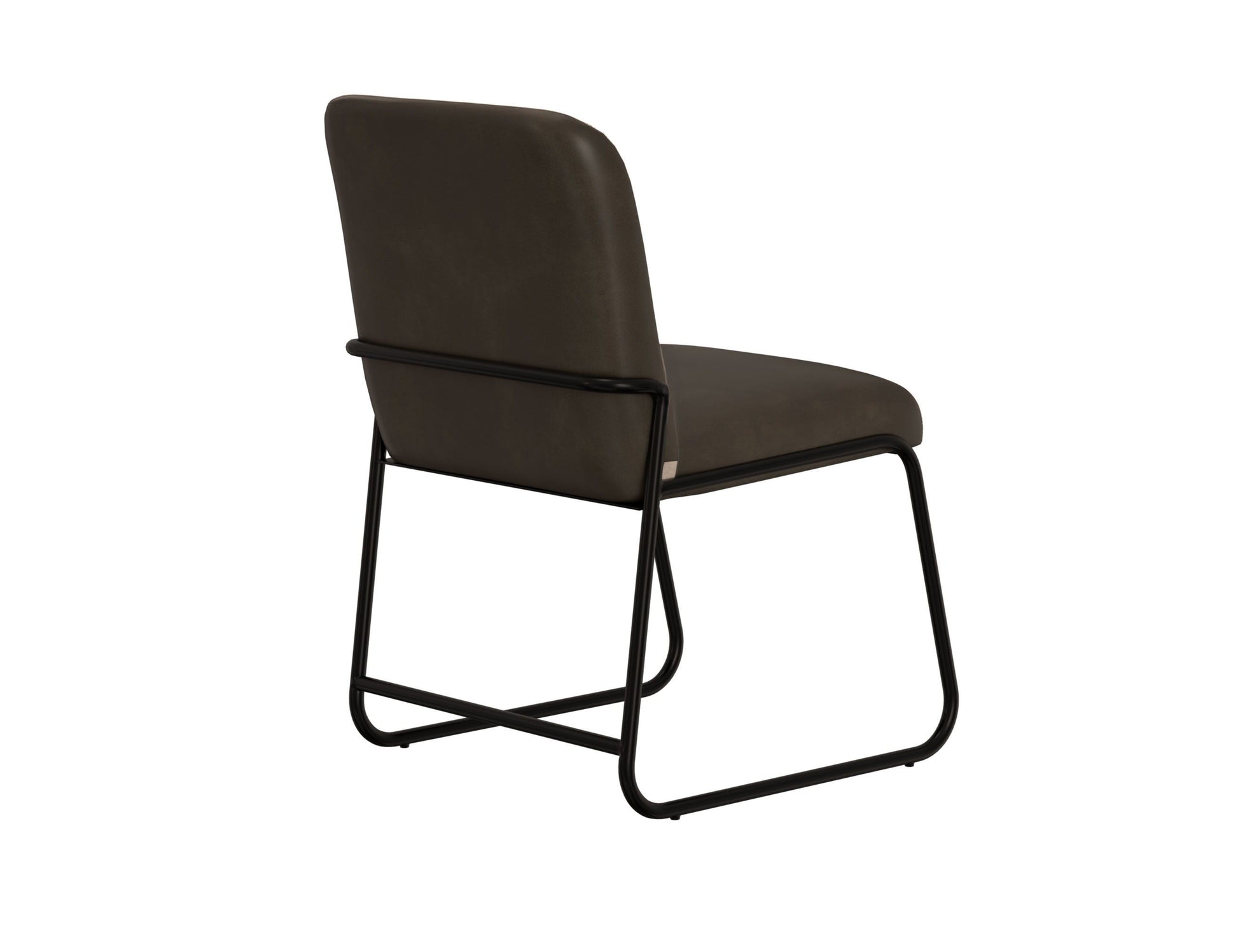 International Furniture Direct Seating - Upholstered Chair (Set of 2) - Brown / Black | Meri Furniture