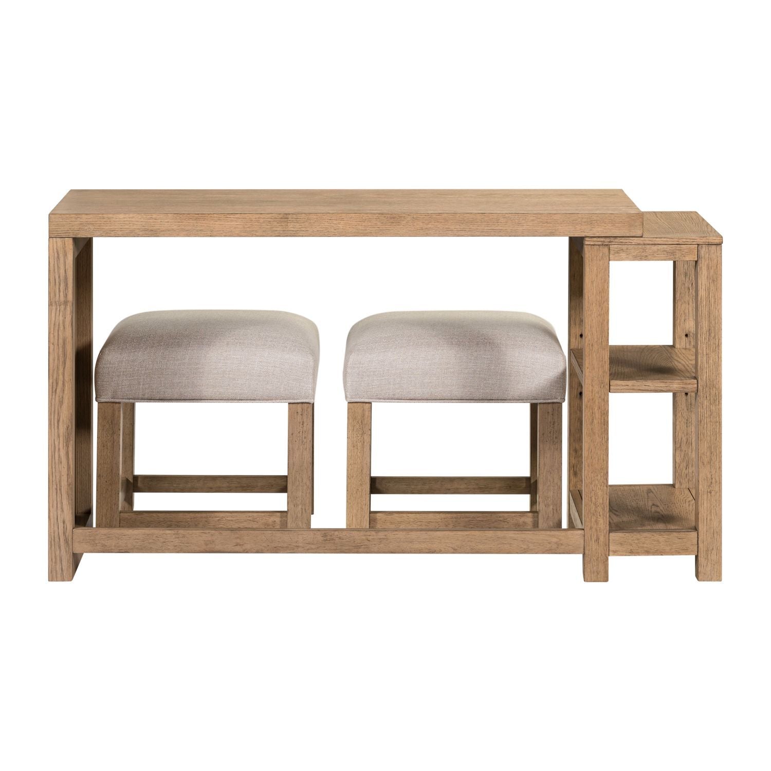 Corso - 3 Piece Console Set - Natural & Concrete