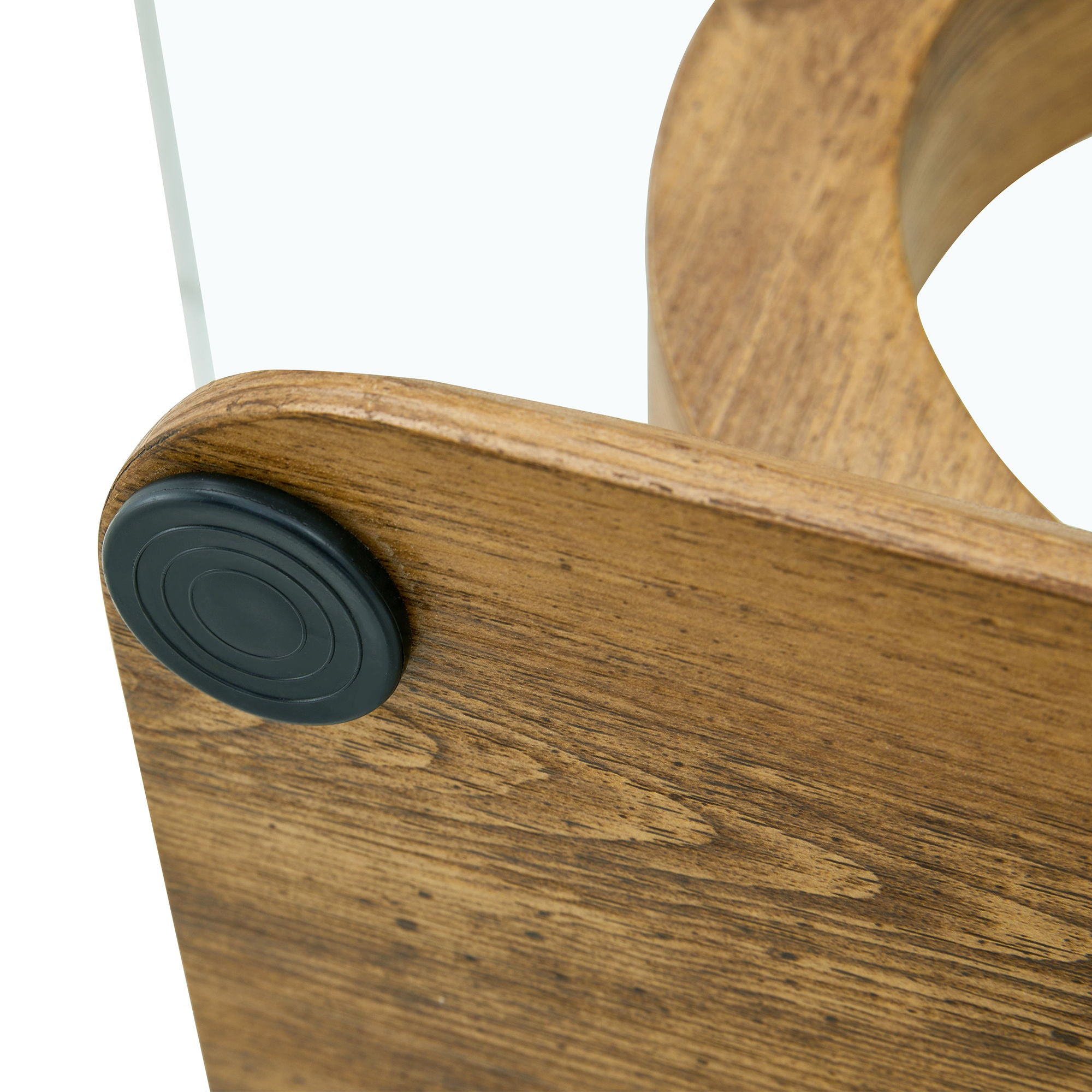 Contemporary Style Glass Top Coffee Table