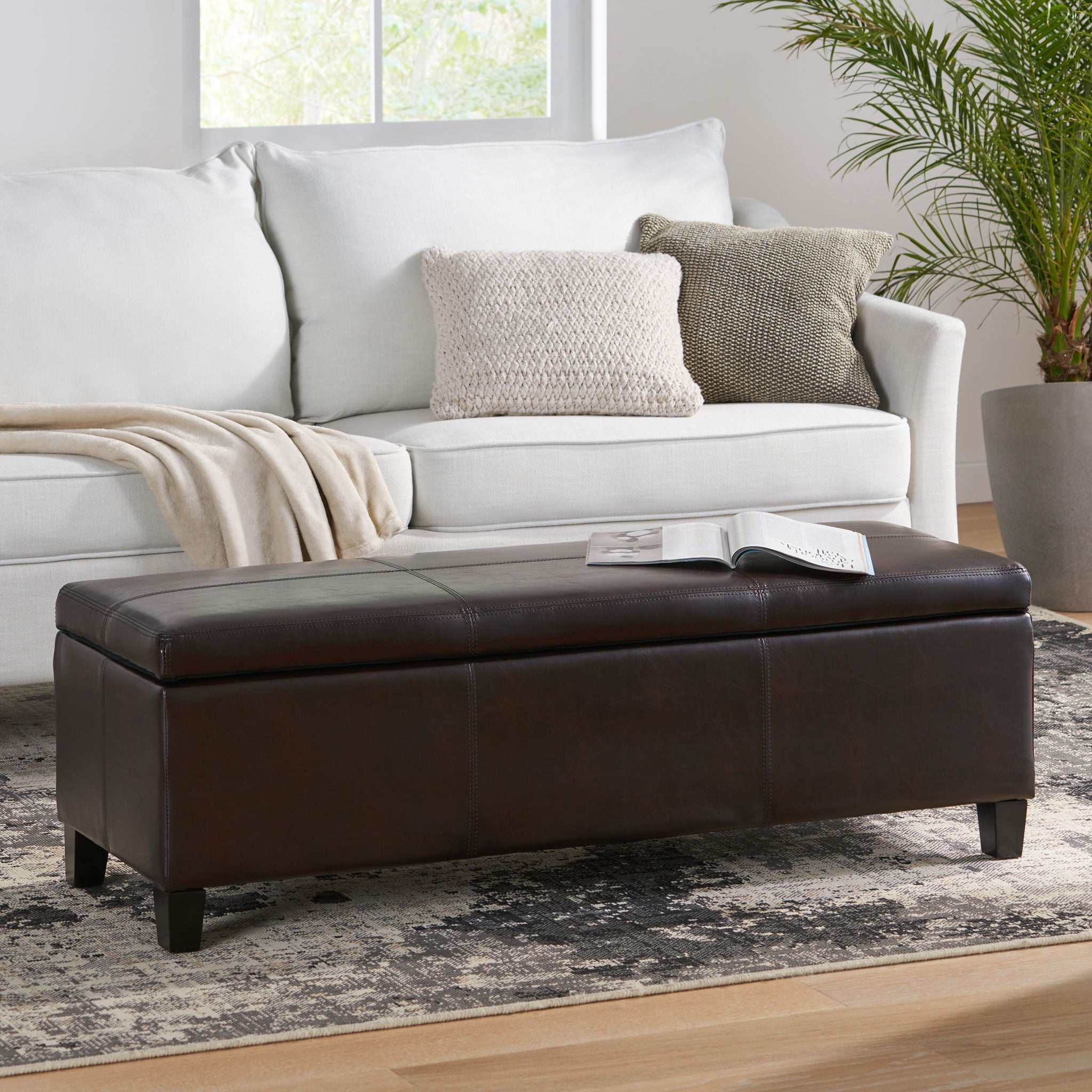 Glouster - Contemporary Storage Ottoman