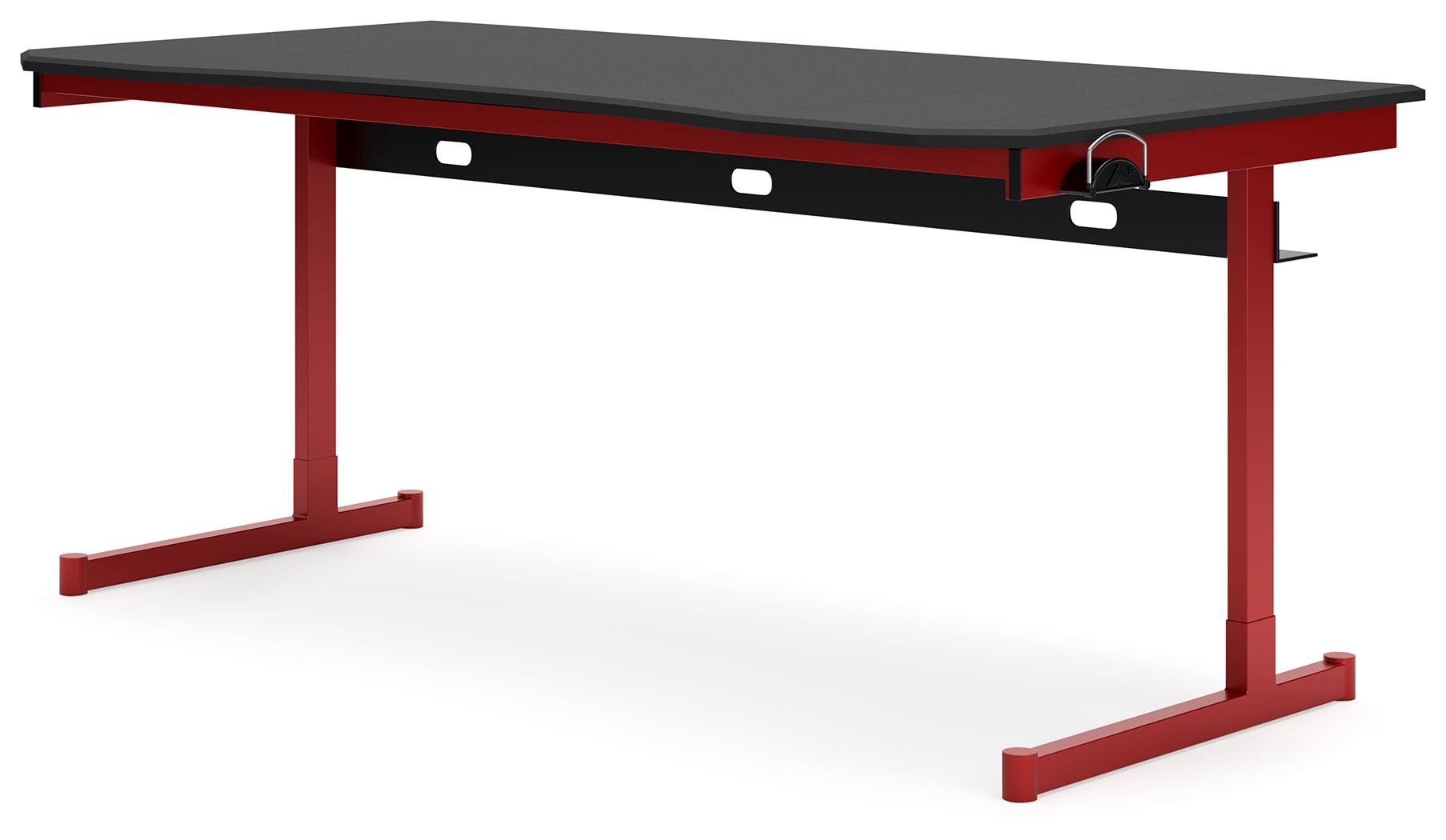 Signature Design by Ashley® Lynxtyn - Red / Black - Home Office Desk | Meri Furniture