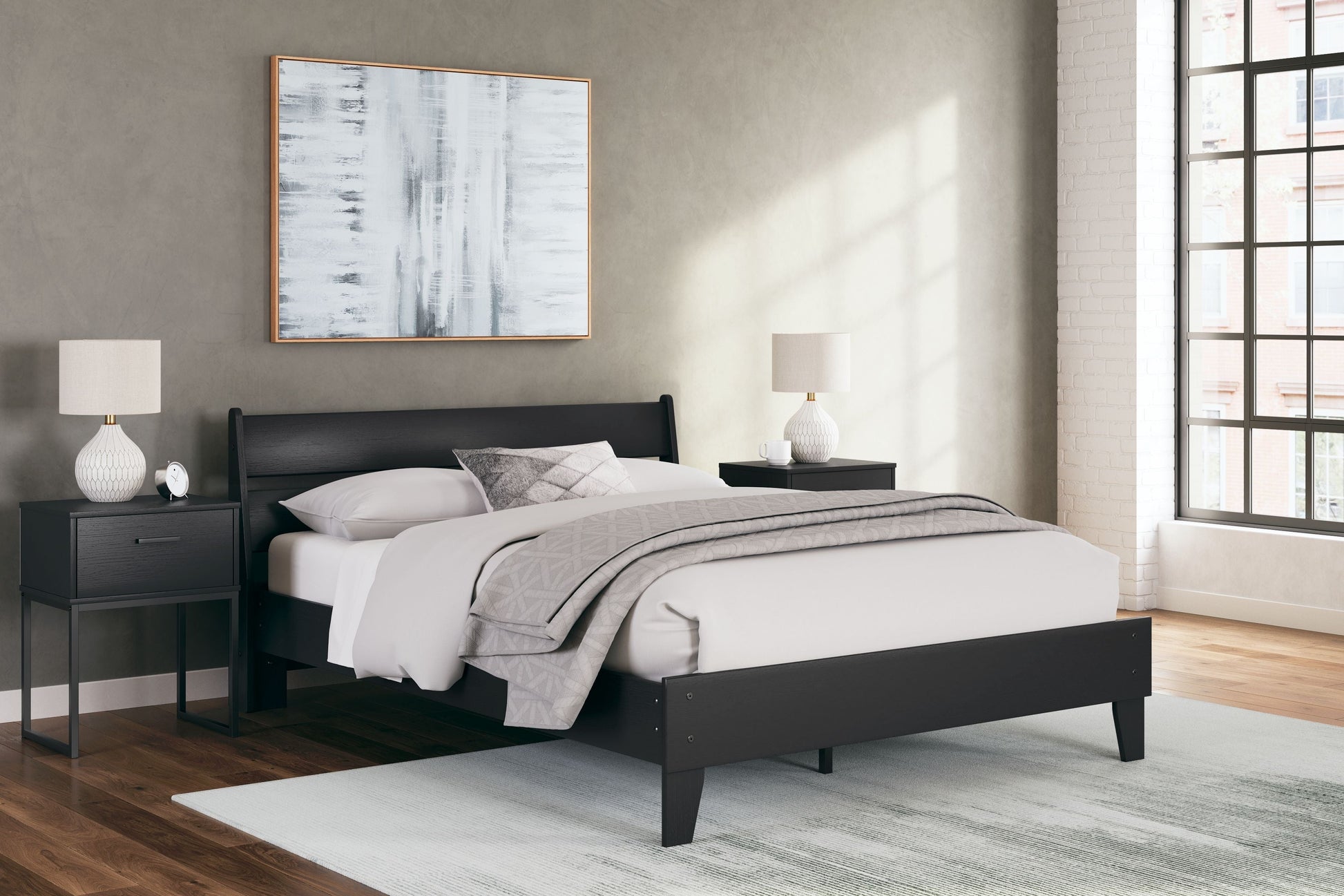 Millennium® by Ashley Socalle - Panel Platform Bed | Meri Furniture