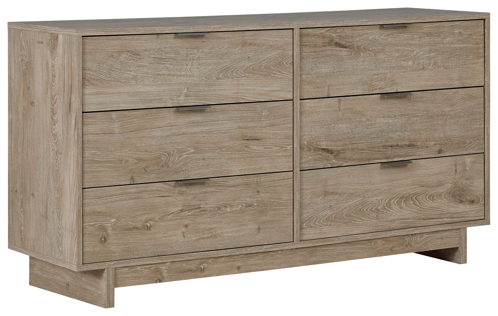 Signature Design by Ashley® Oliah - Beige - Six Drawer Dresser - 31'' Height | Meri Furniture