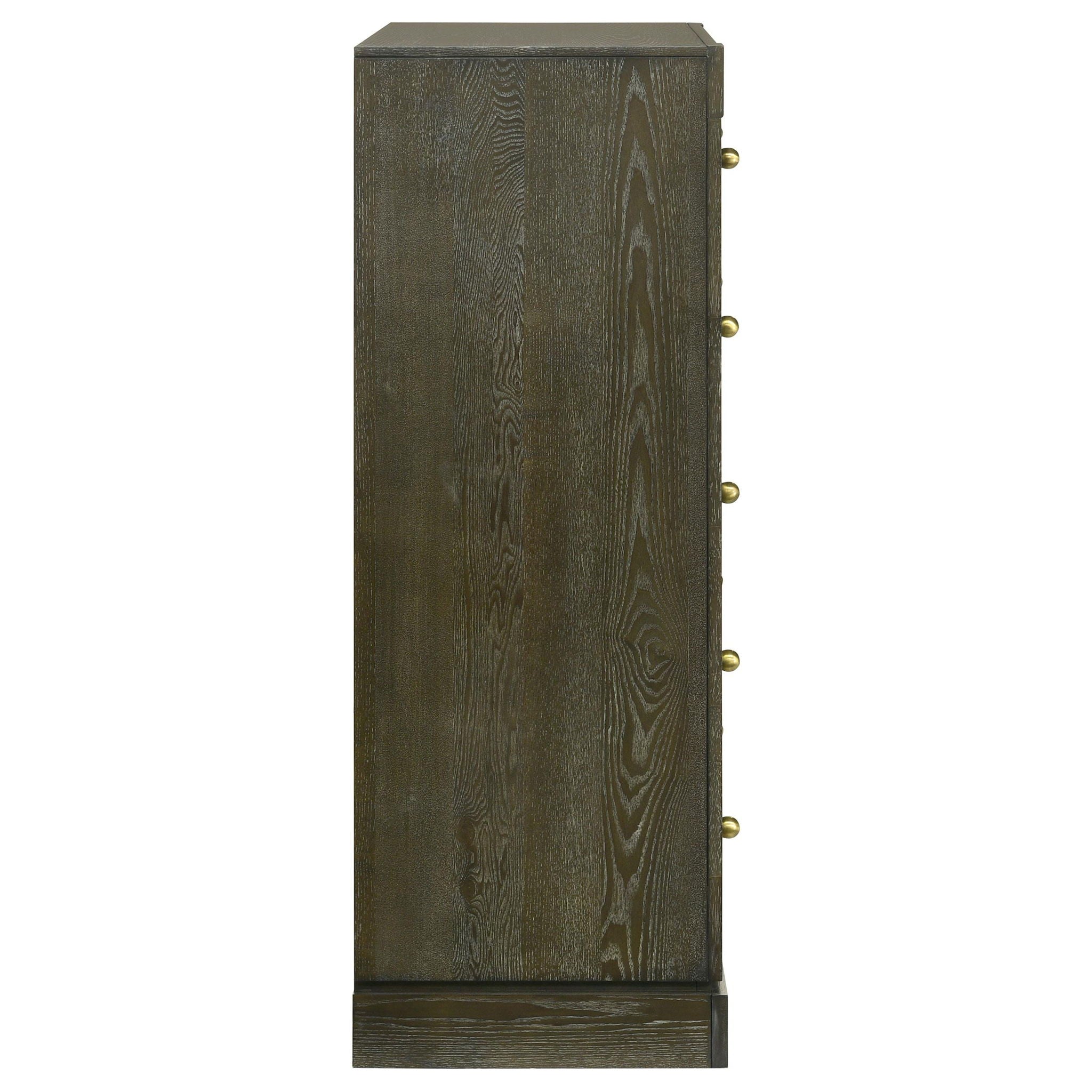 Gran Park 5-drawer Bedroom Chest of Drawers Dark Cocoa