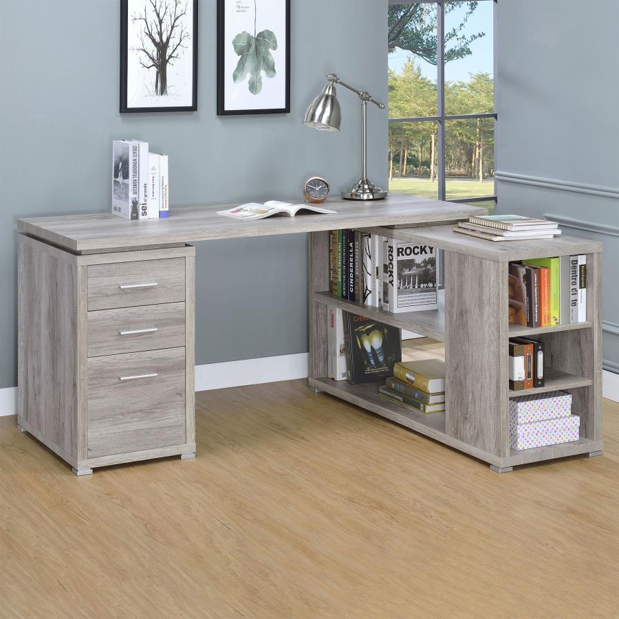 Coaster Fine Furniture Yvette - 3-Drawer L-Shape Computer Desk | Meri Furniture