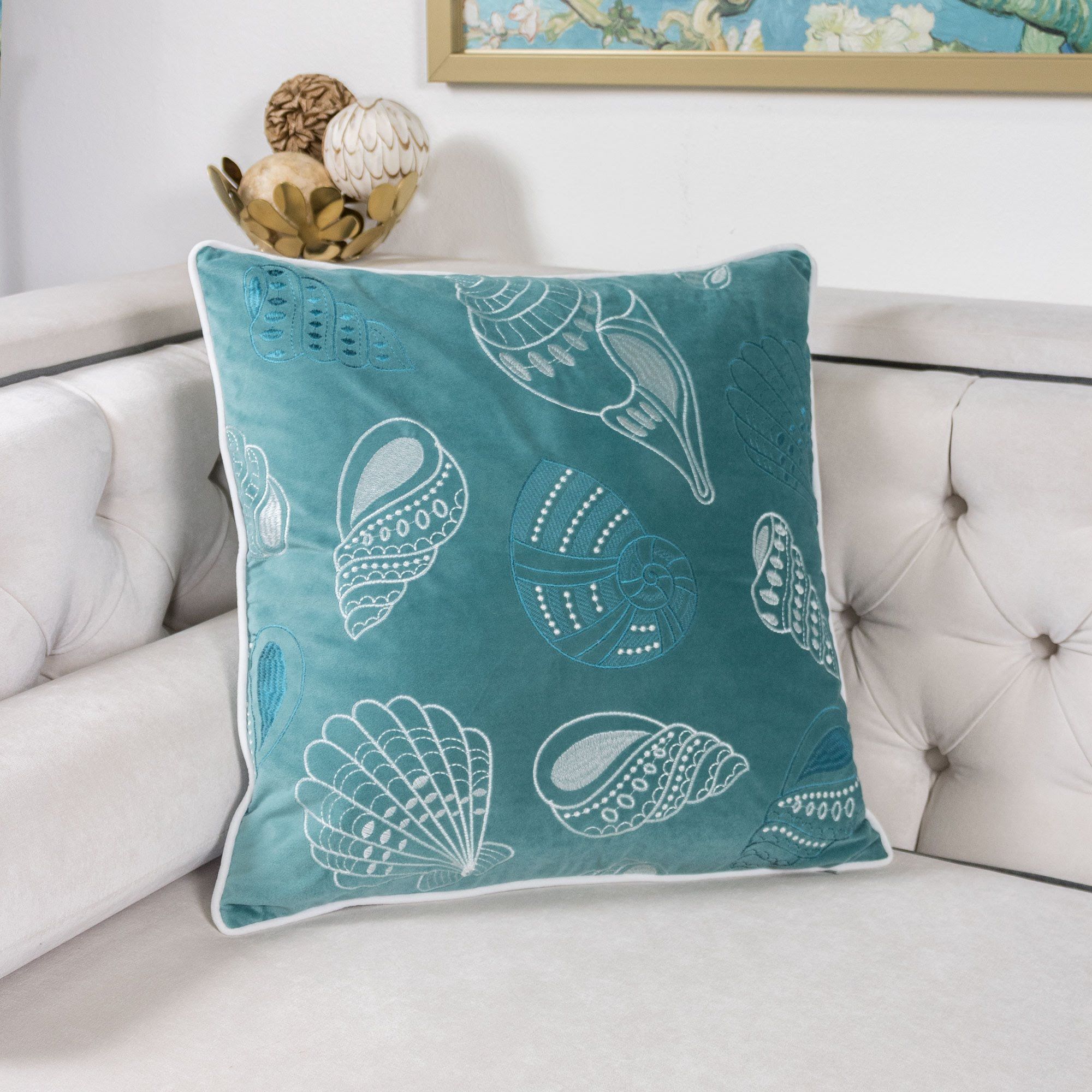 Seashells Pillow Cover