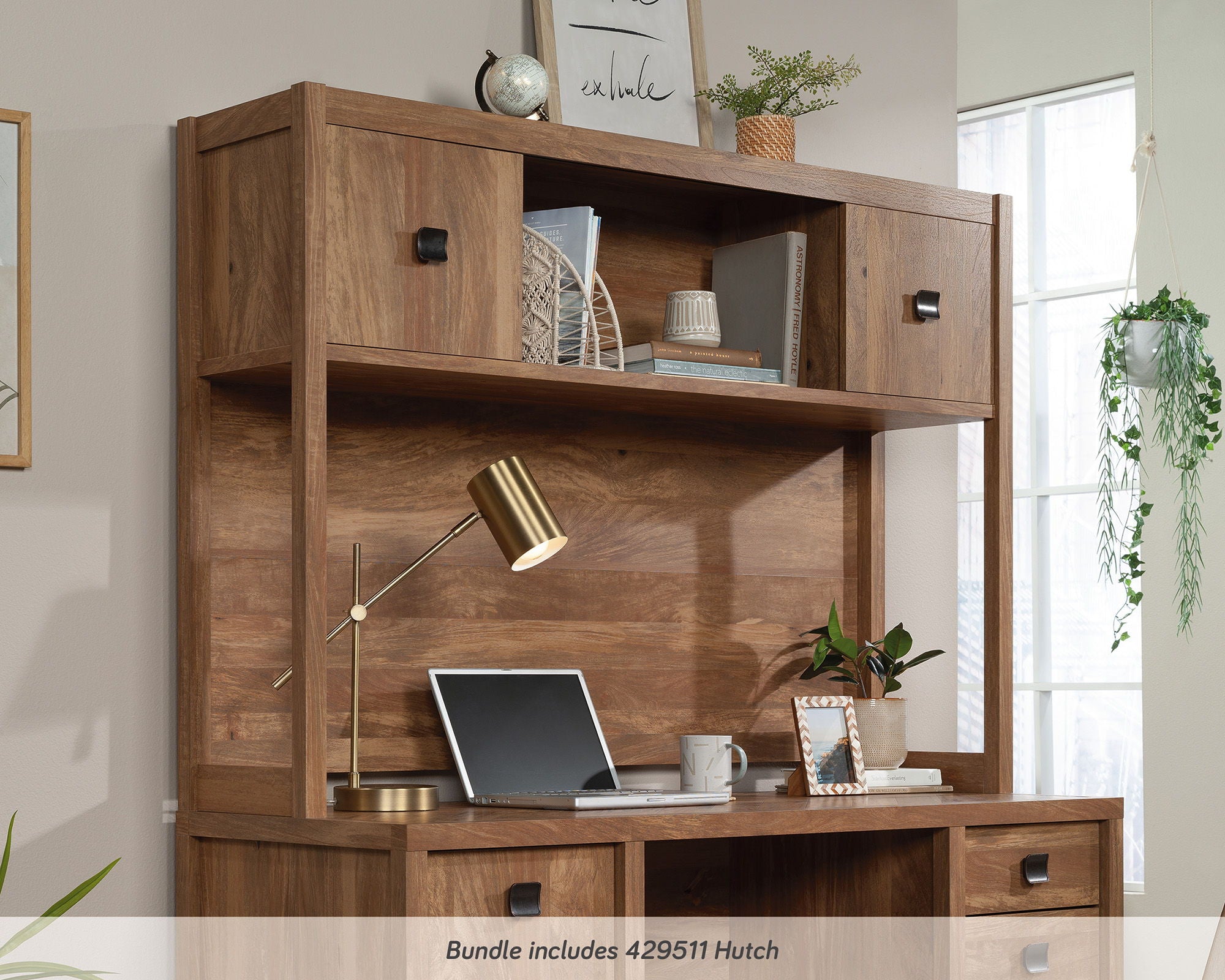 Computer Desk with Hutch Bundled Combo