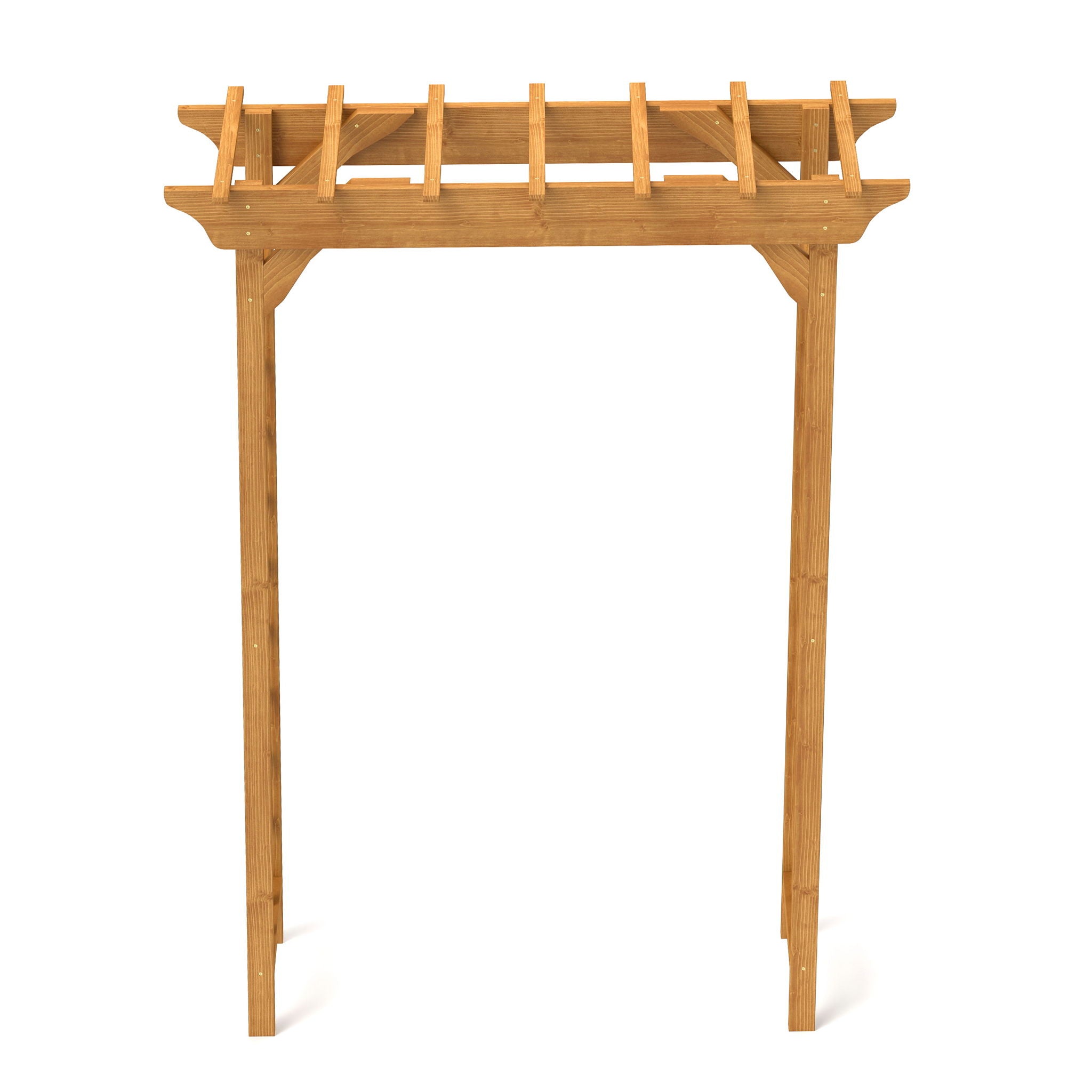 Arbor, Wedding Arch For Ceremony, Trellis For Plant Climbing, Christmas Decor Pergola For Garden Backyard - Yellow