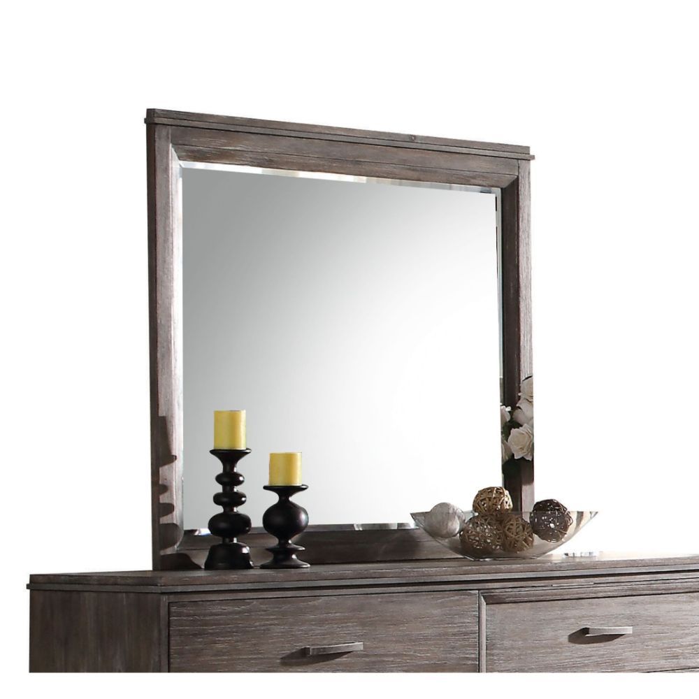 ACME Bayonne - Mirror - Burnt Oak | Meri Furniture