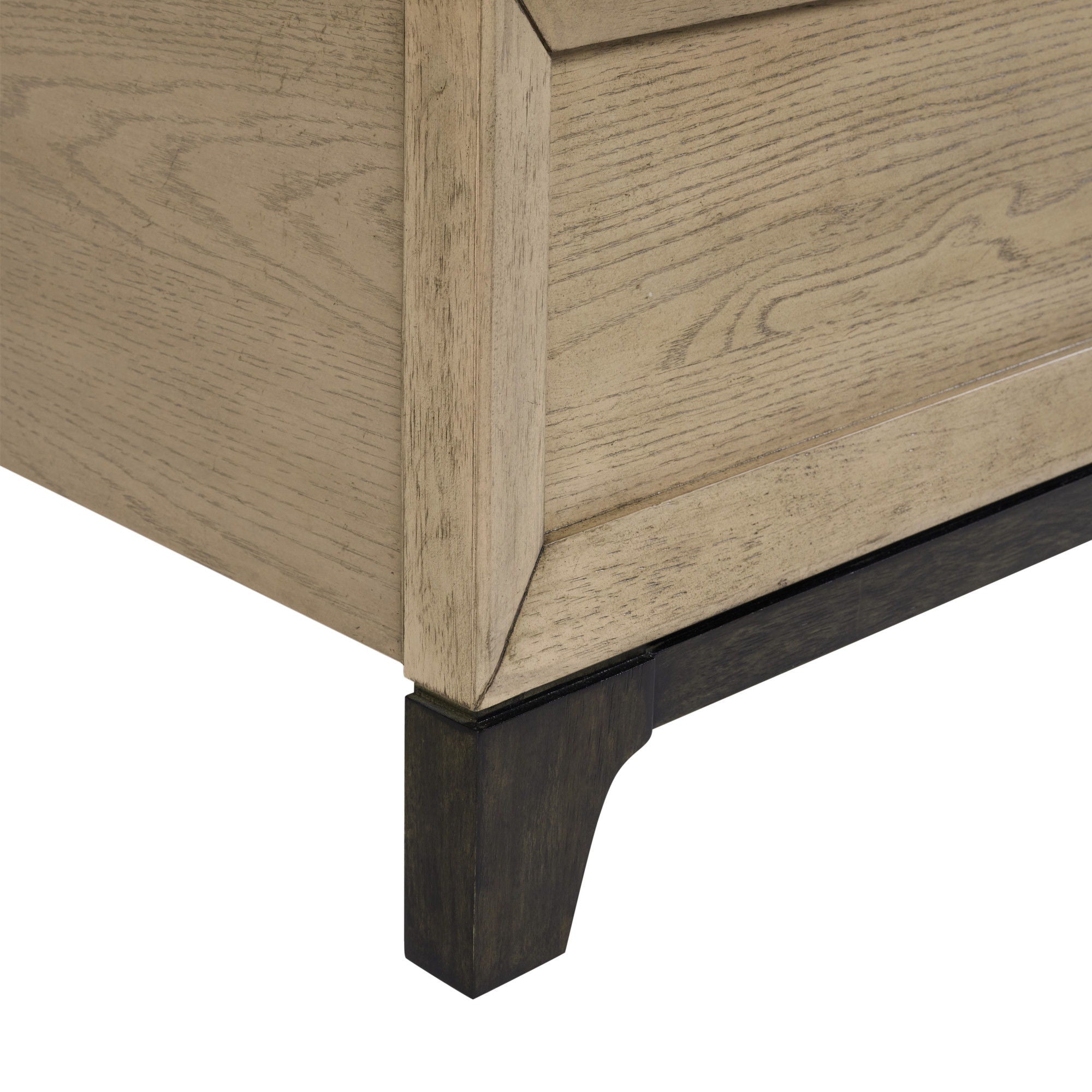 King Panel Bed - Brown