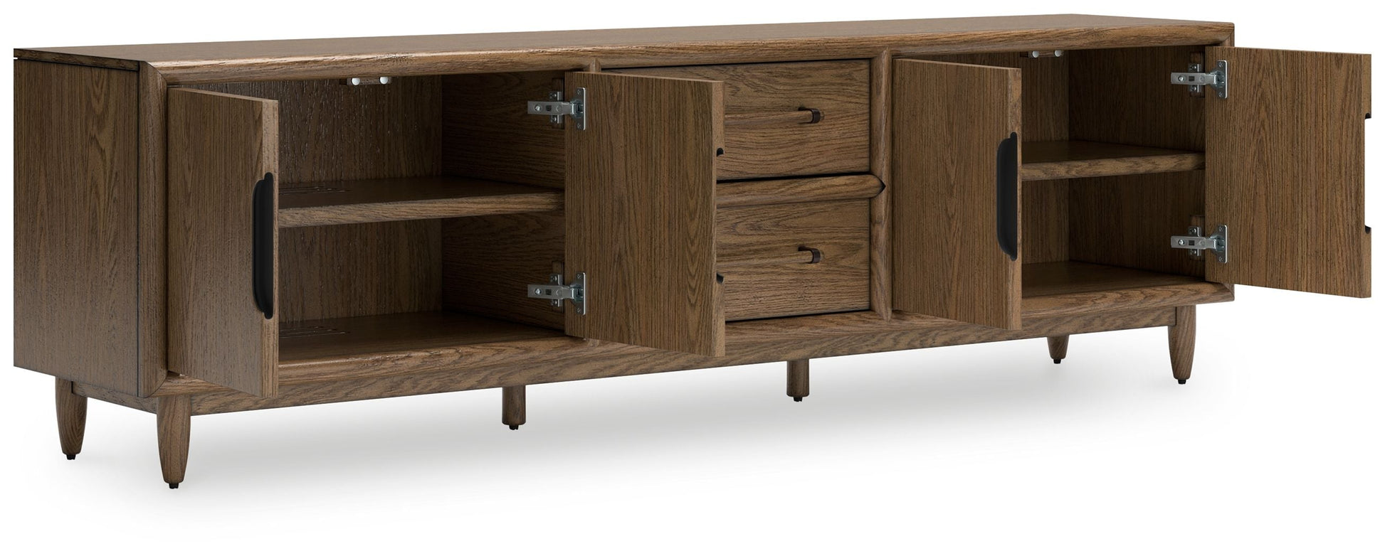 Signature Design by Ashley® Roanhowe - Brown - Extra Large TV Stand | Meri Furniture