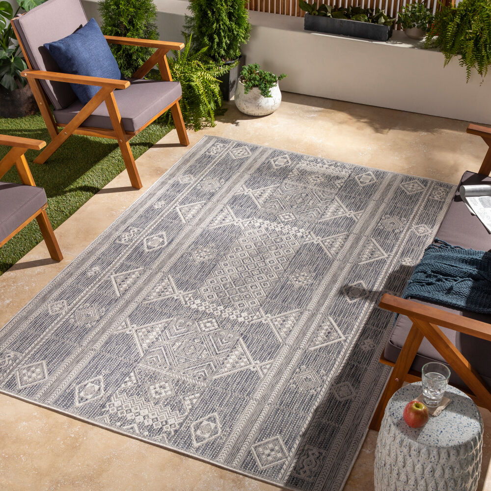 Tuareg Machine Woven Rug