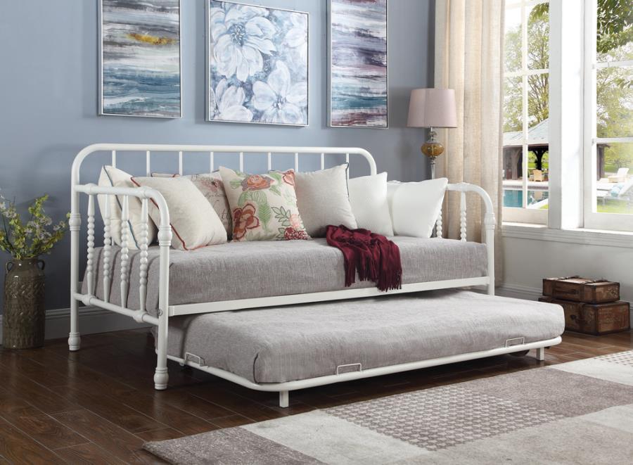 Coaster Fine Furniture Marina - Metal Daybed With Trundle | Meri Furniture