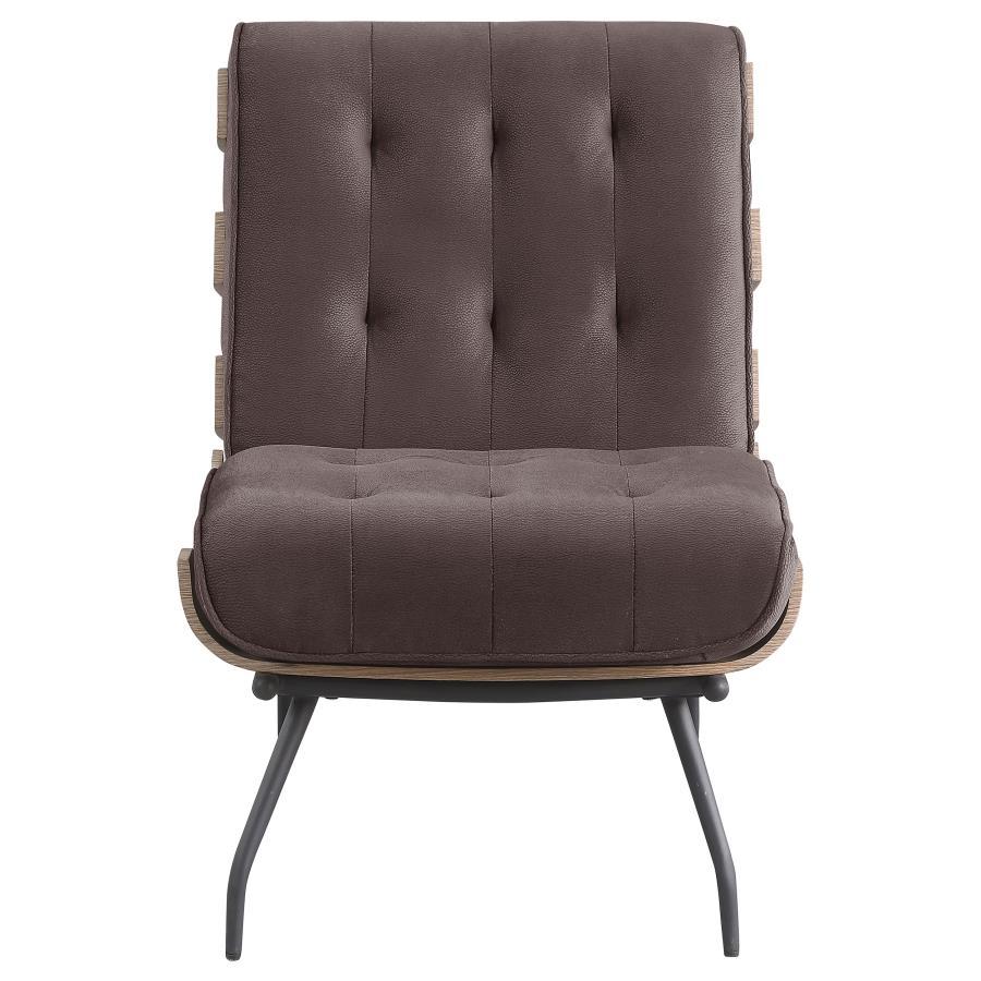 Coaster Fine Furniture Aloma - Upholstered Tufted Armless Accent Chair | Meri Furniture