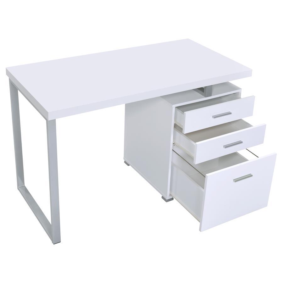 Coaster Fine Furniture Brennan - 3-Drawer Office Computer Desk | Meri Furniture