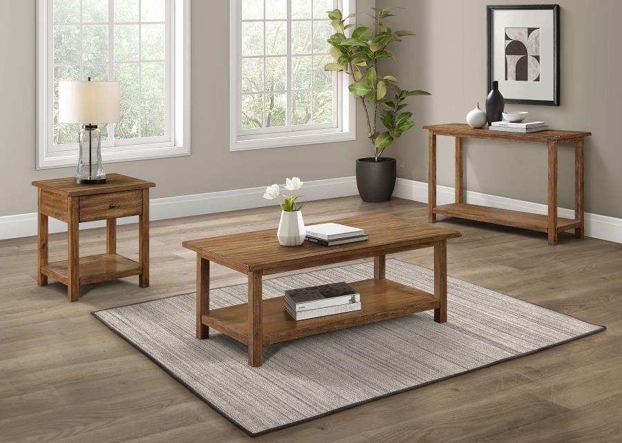 Coaster Fine Furniture Payne - 1 Drawers Wood End Table with Shelf | Meri Furniture